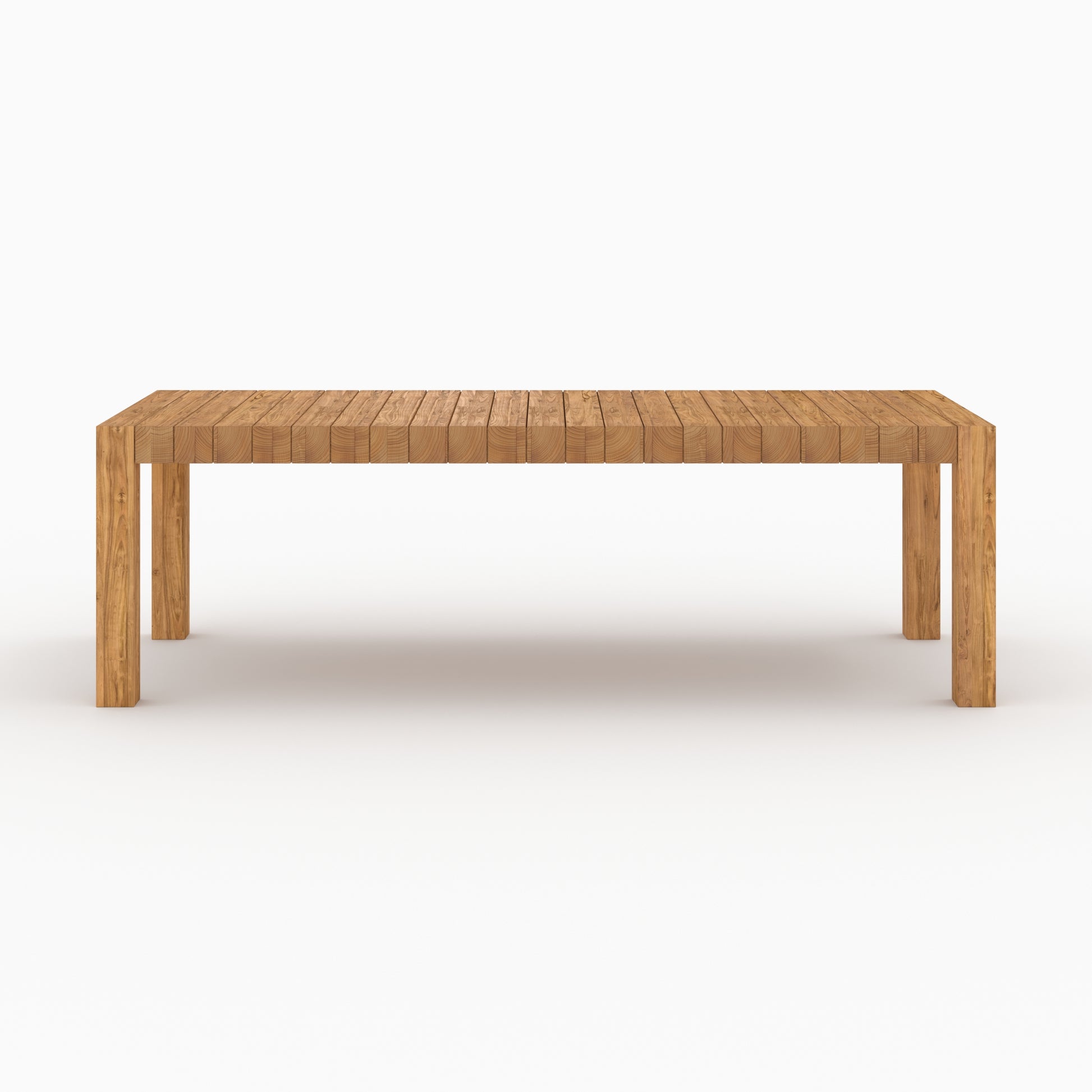 table de jardin zia rectangulaire en bois de teck recycle 10 personnes_2_