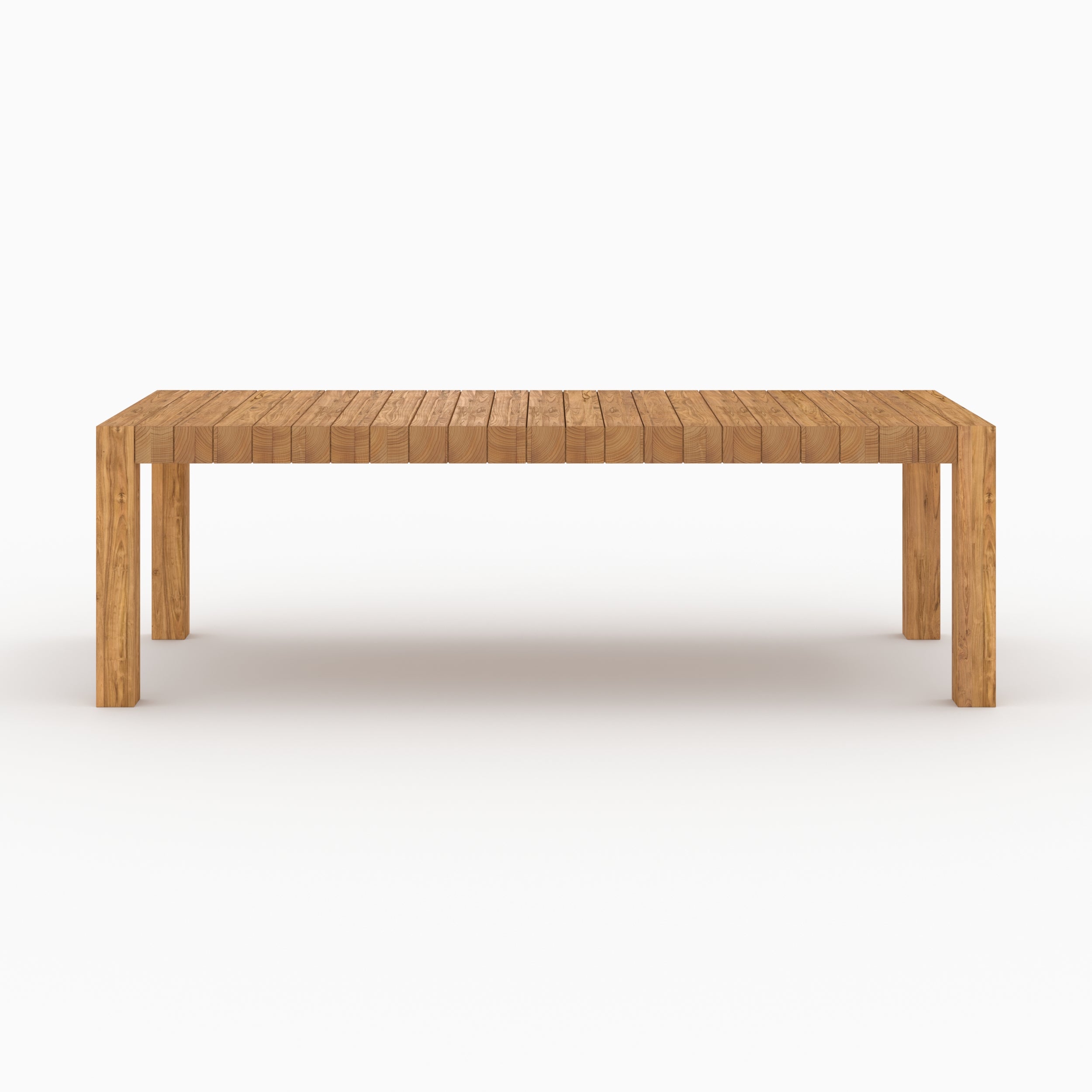 table de jardin zia rectangulaire en bois de teck recycle 10 personnes_2_