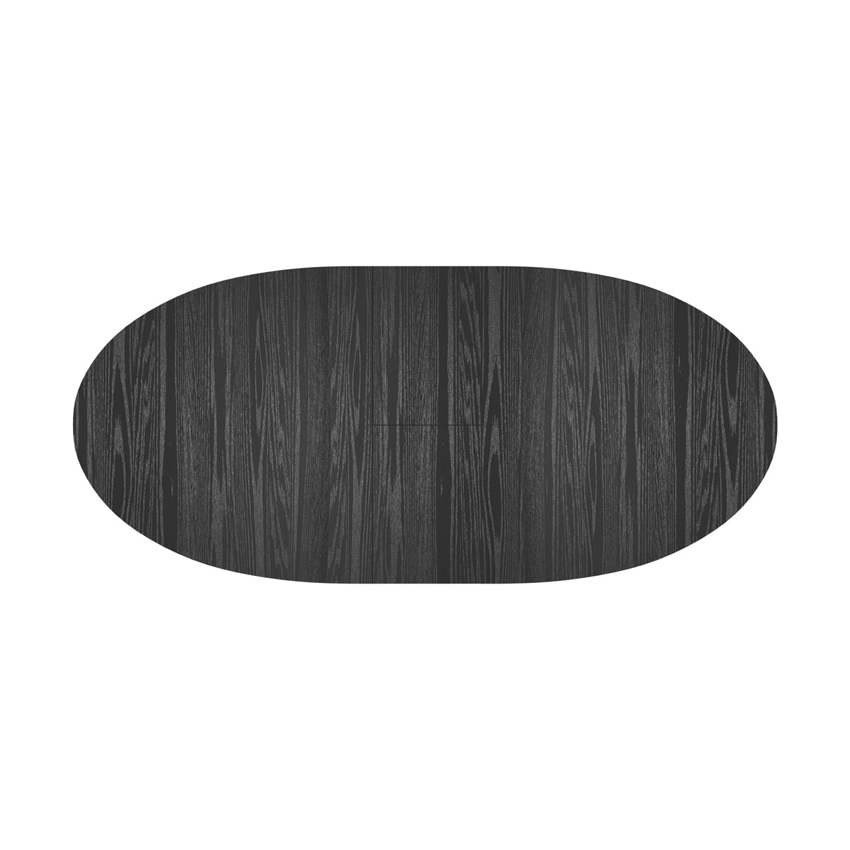 table de repas noire en bois eddy extensible