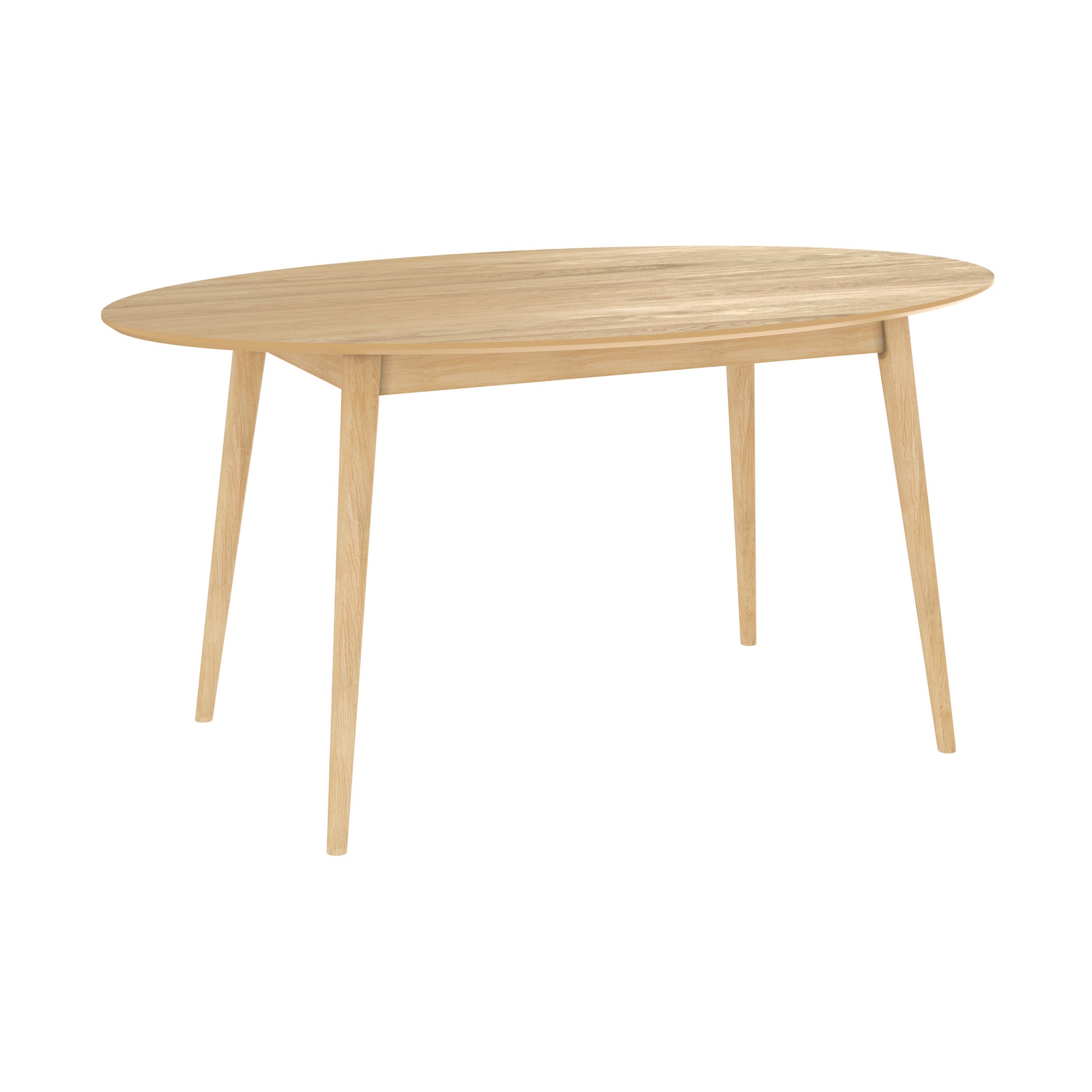table eddy 150 cm bois clair oval_1