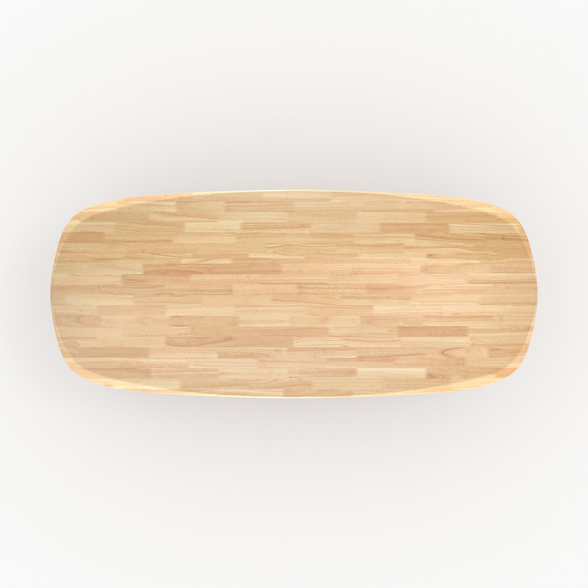 table en bois clair hevea massif 8 personnes
