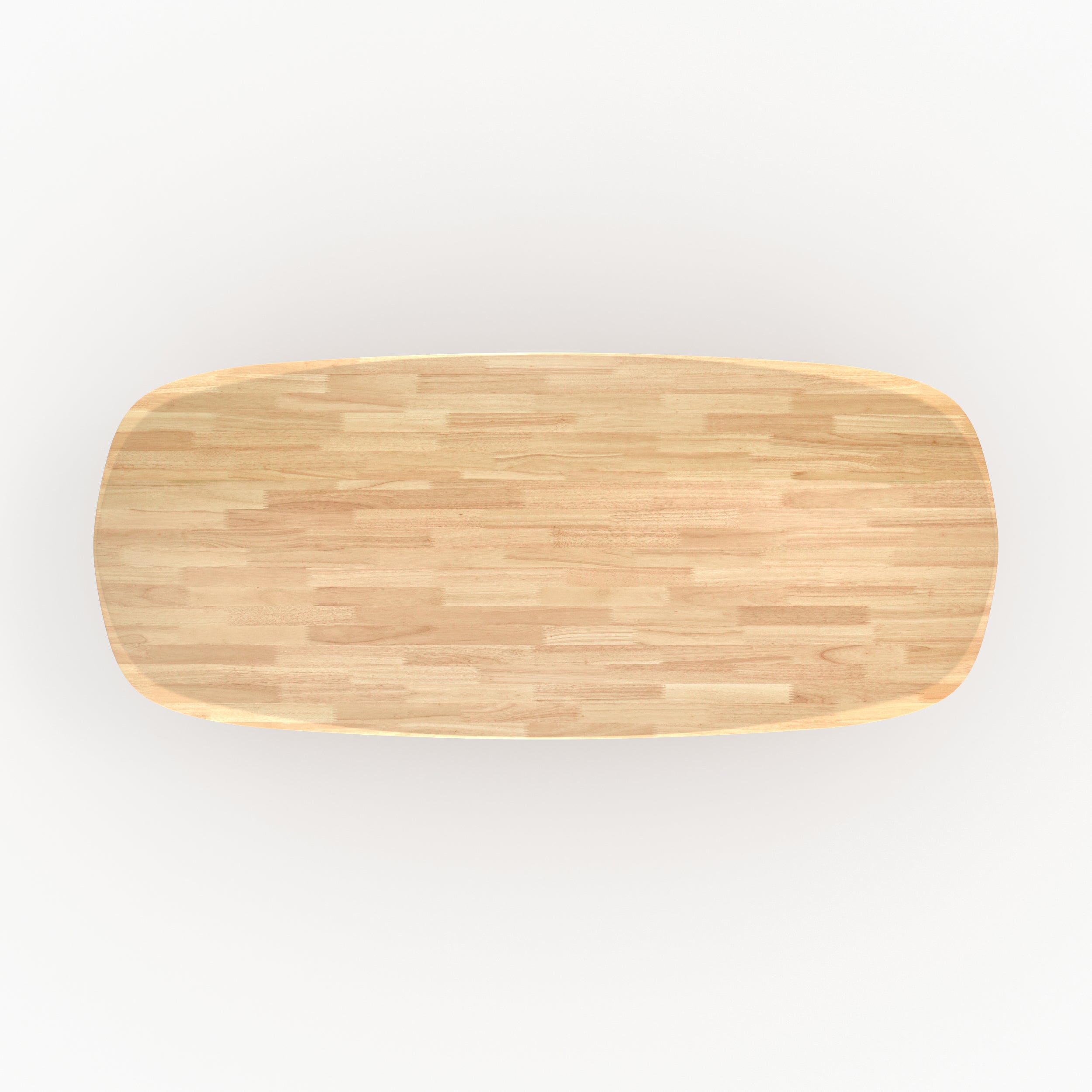 table en bois clair hevea massif 8 personnes