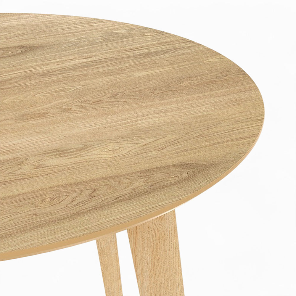 table et chaises 4 personnes bois et tissu taupe