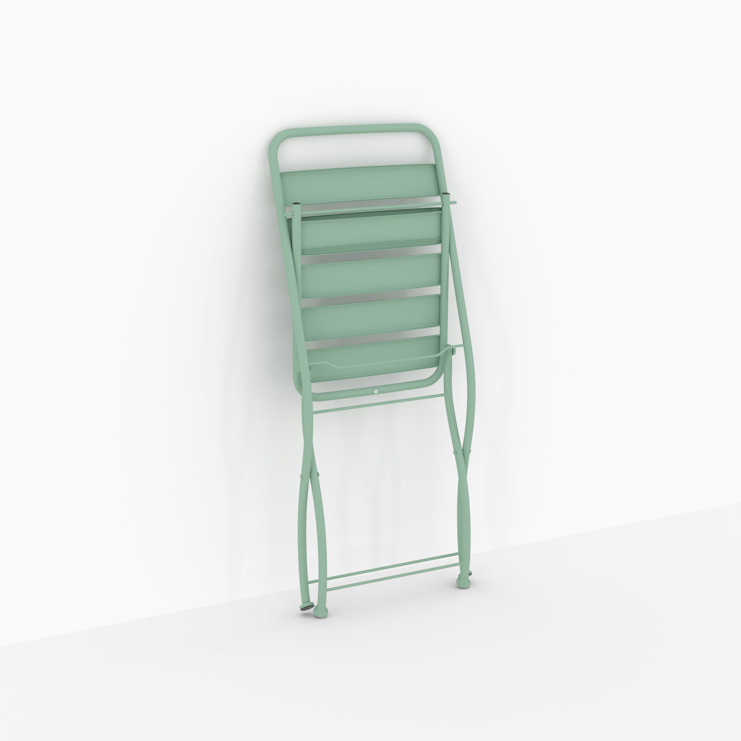 table et chaises de jardin en metal ver clair 4 personnes yumi