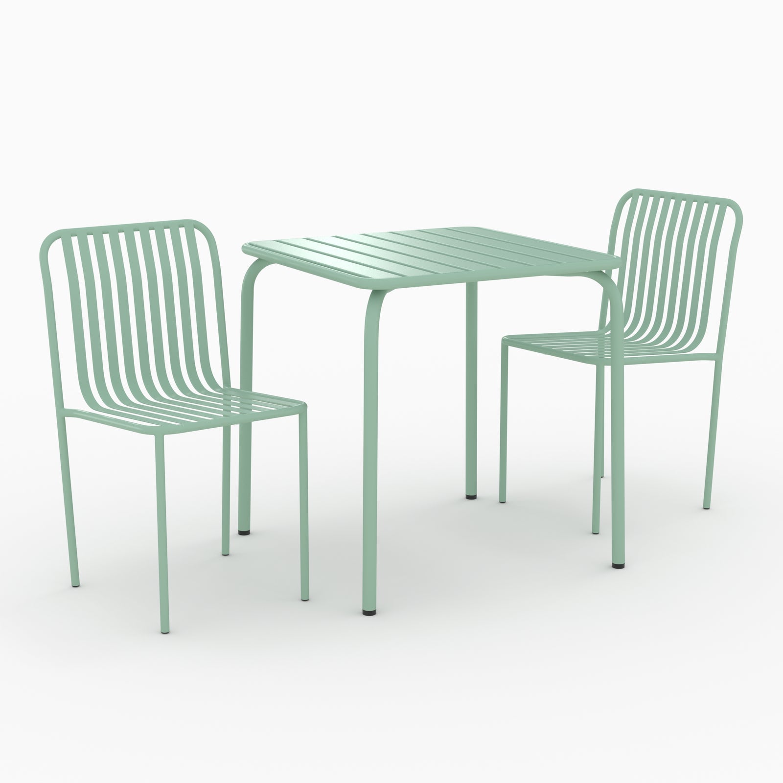 table et chaises de jardin metal vert yumi 2 personnes indus_1