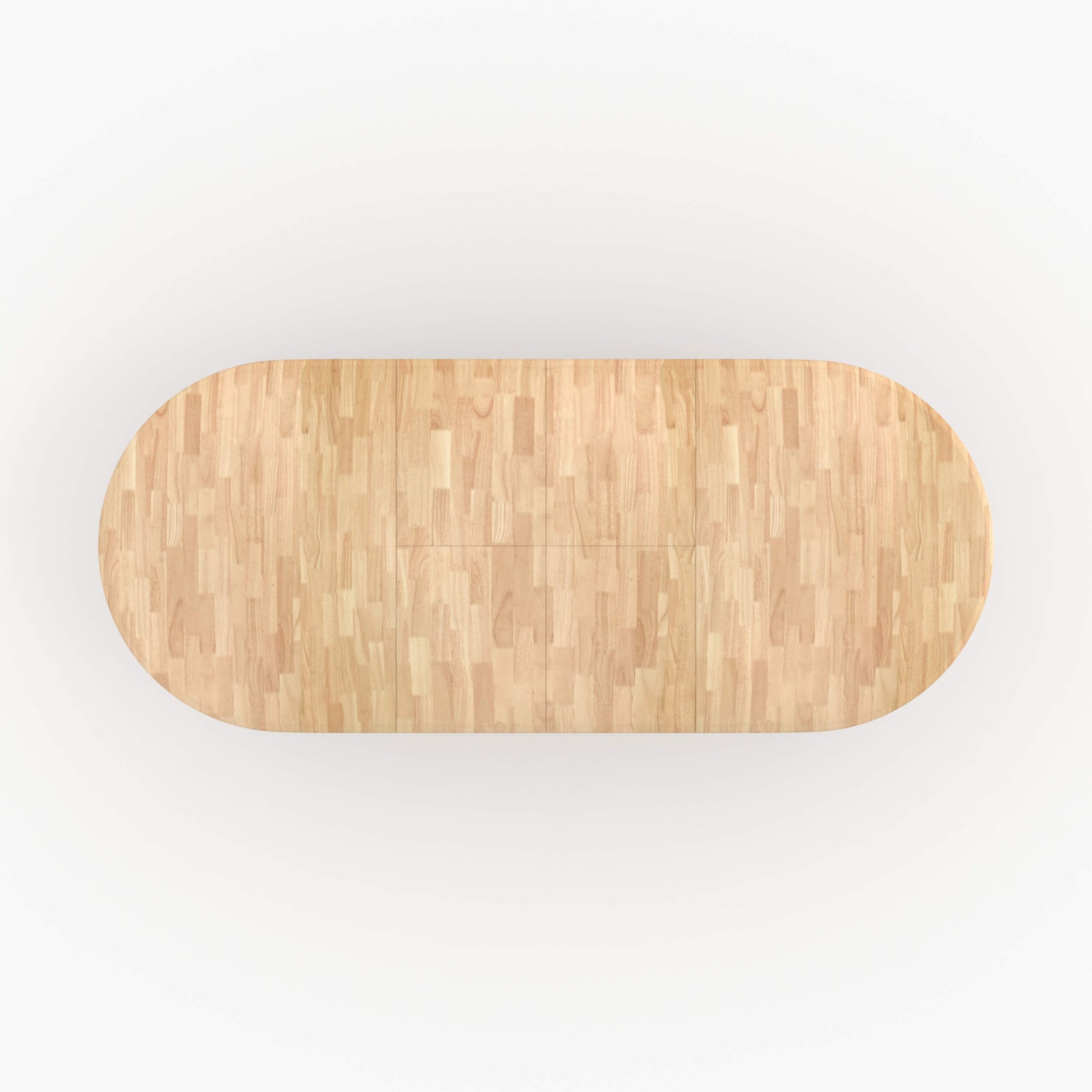 table extensible merlin en bois clair hevea 6 8 personnes