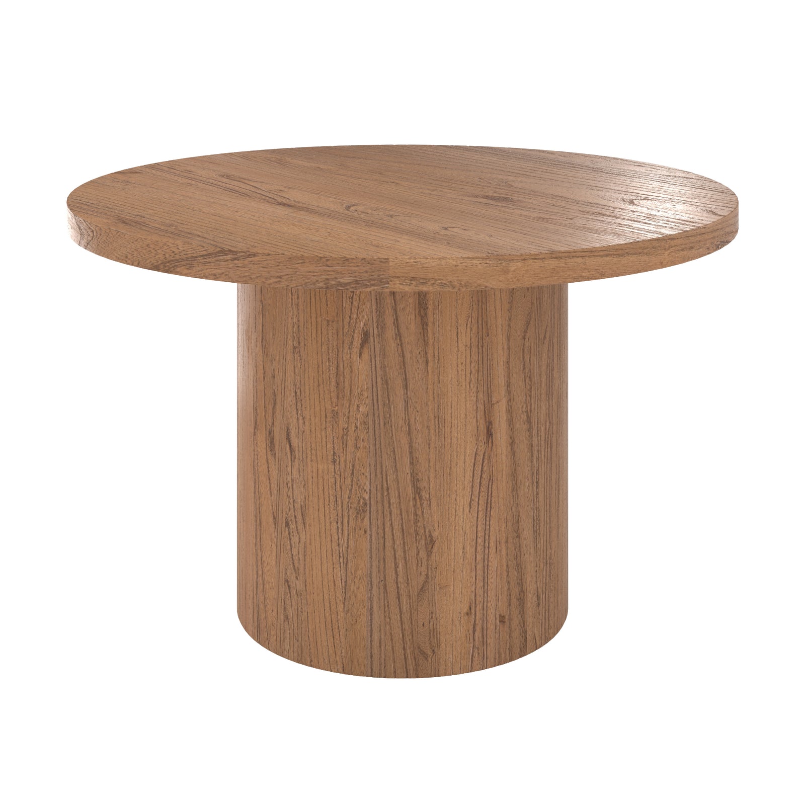 table gaston en bois d orme 4 personnes fond blanc