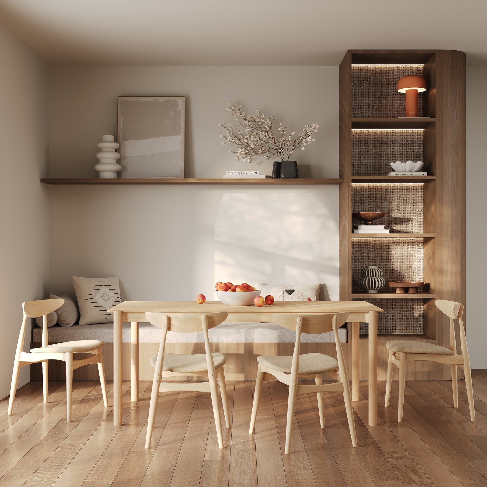 table irene rdv deco bois clair de frene