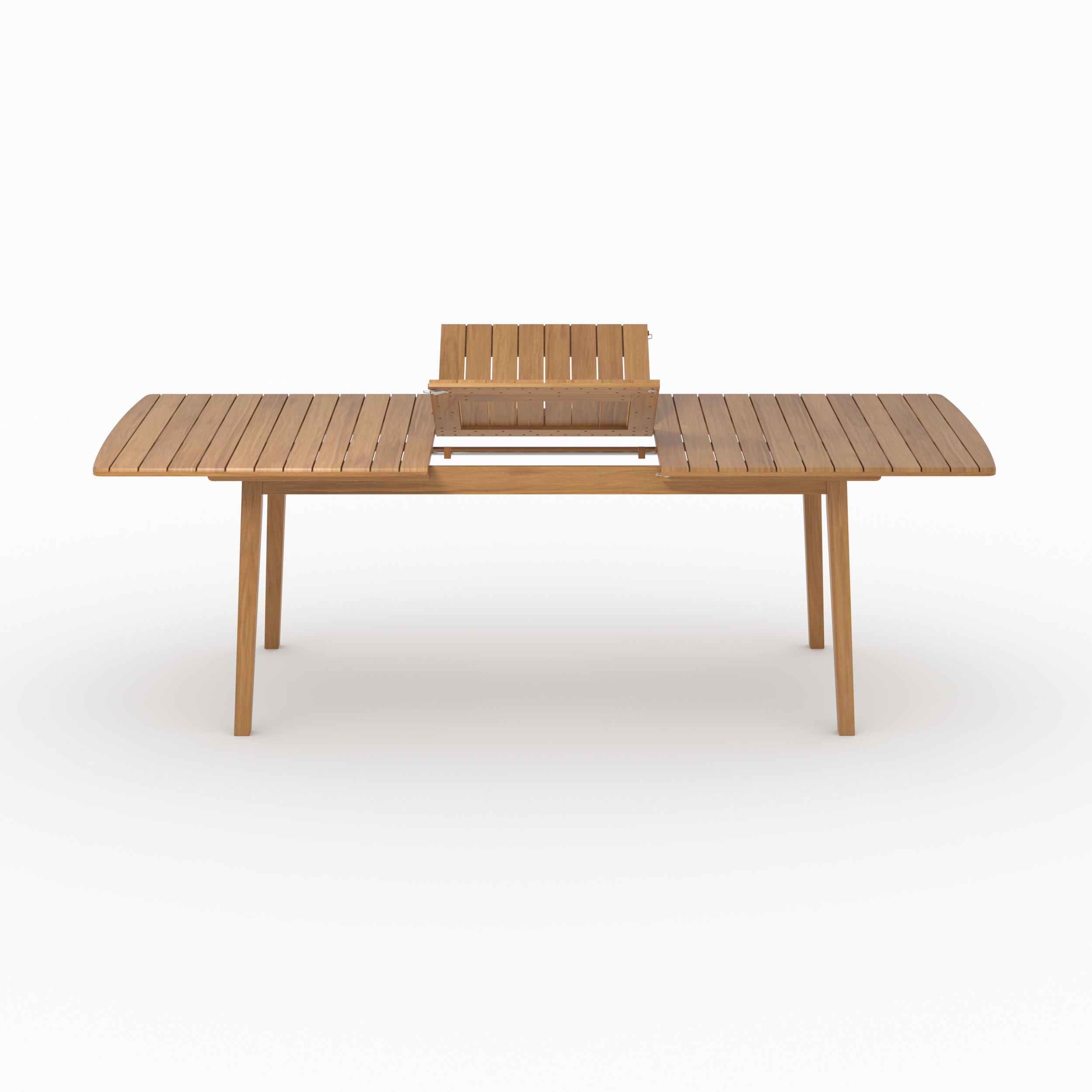 Table extensible Alona en bois d'acacia huilé 6 à 10 personnes