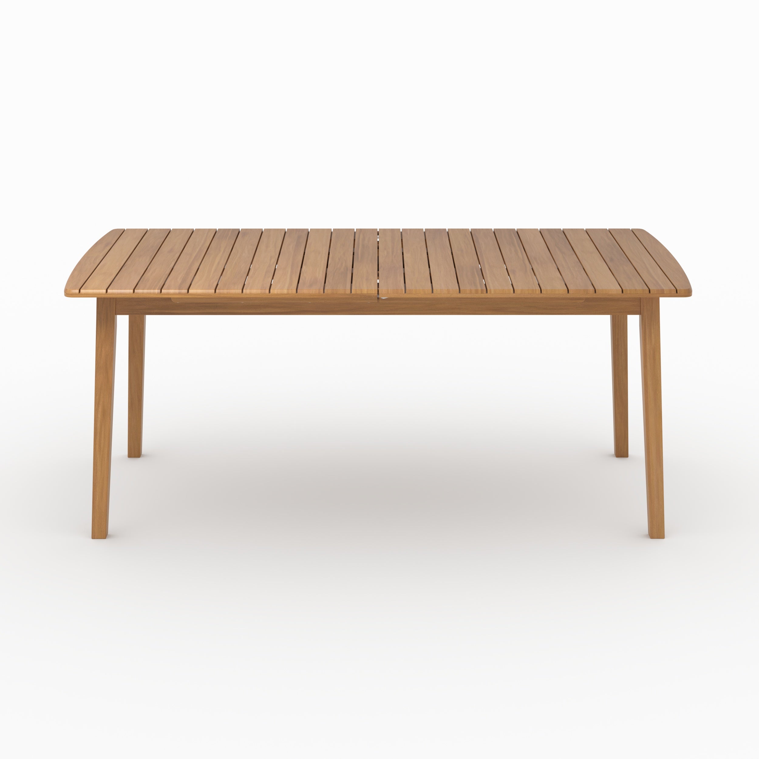 Table extensible Alona en bois d'acacia huilé 6 à 10 personnes