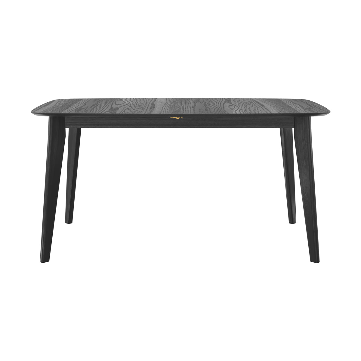 table oman en bois noir extensible