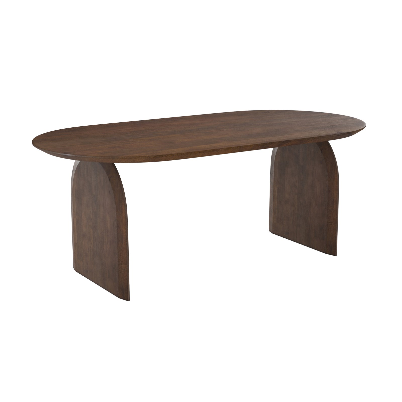 table ovale alix en bois de manguier massif 6 places