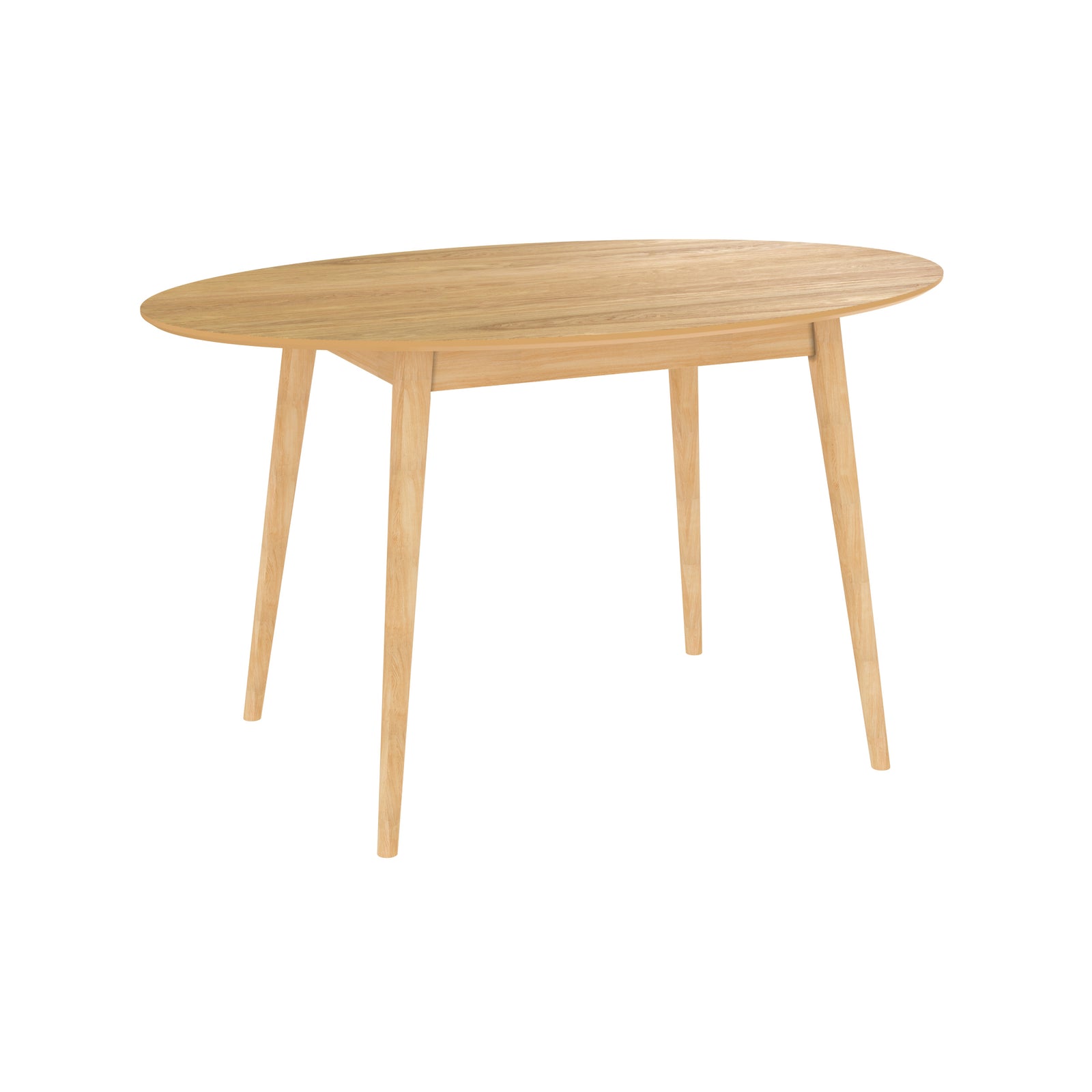 table ovale eddy bois clair 4 personnes