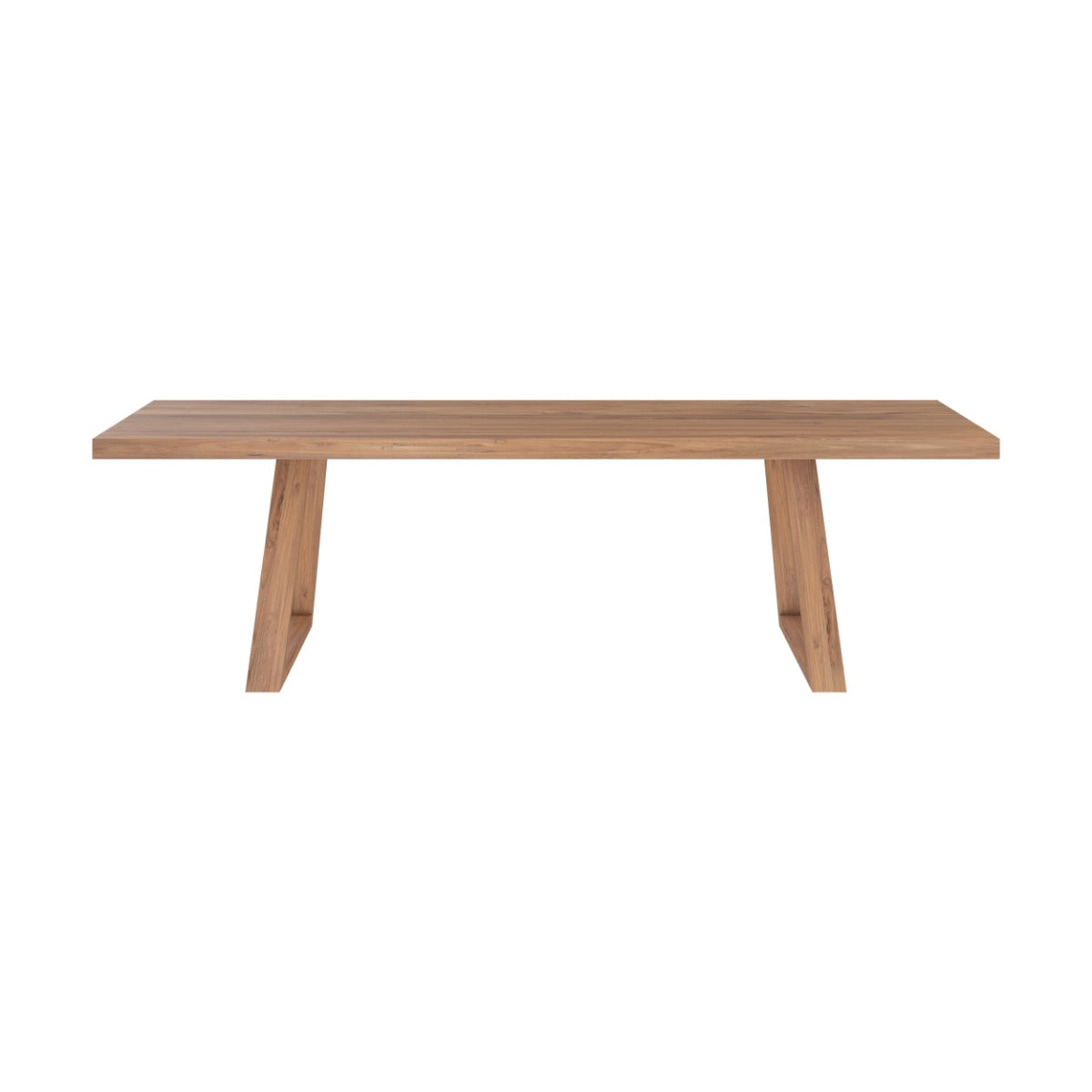 table rectangulaire 10 personnes en bois de teck marie