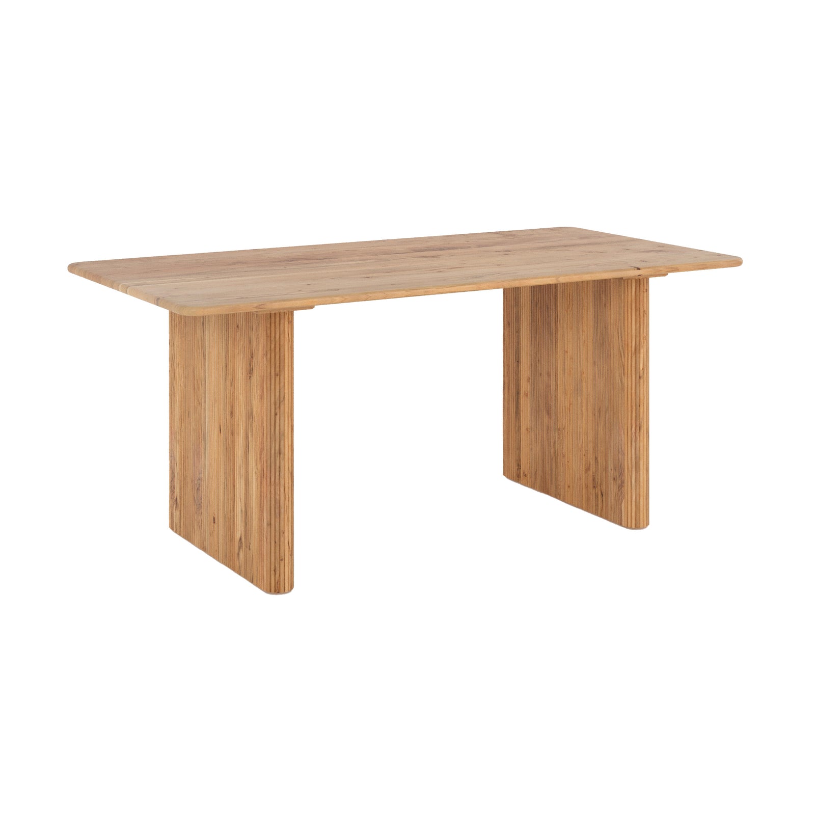 table rectangulaire andrea en bois acacia 6 personnes fond blanc
