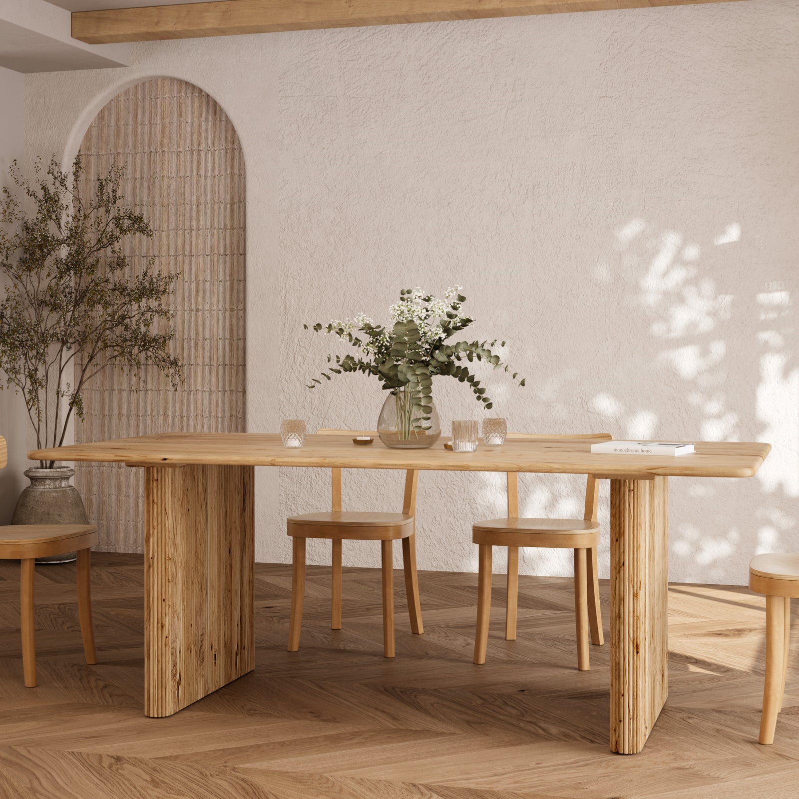 table rectangulaire en bois acacia 8 places andrea rdv deco