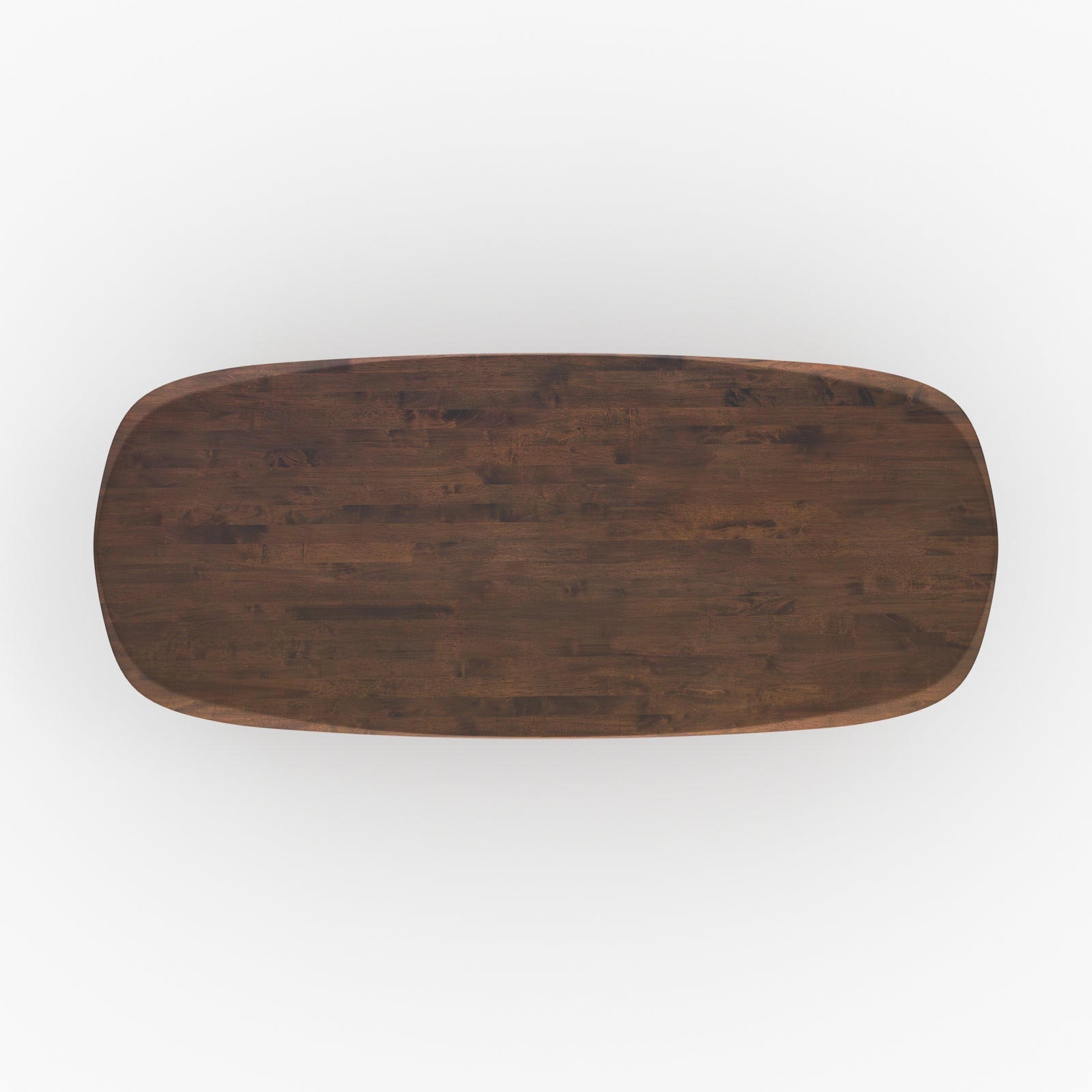 table rectangulaire en bois d hevea massif fonce 8 personnes merlin