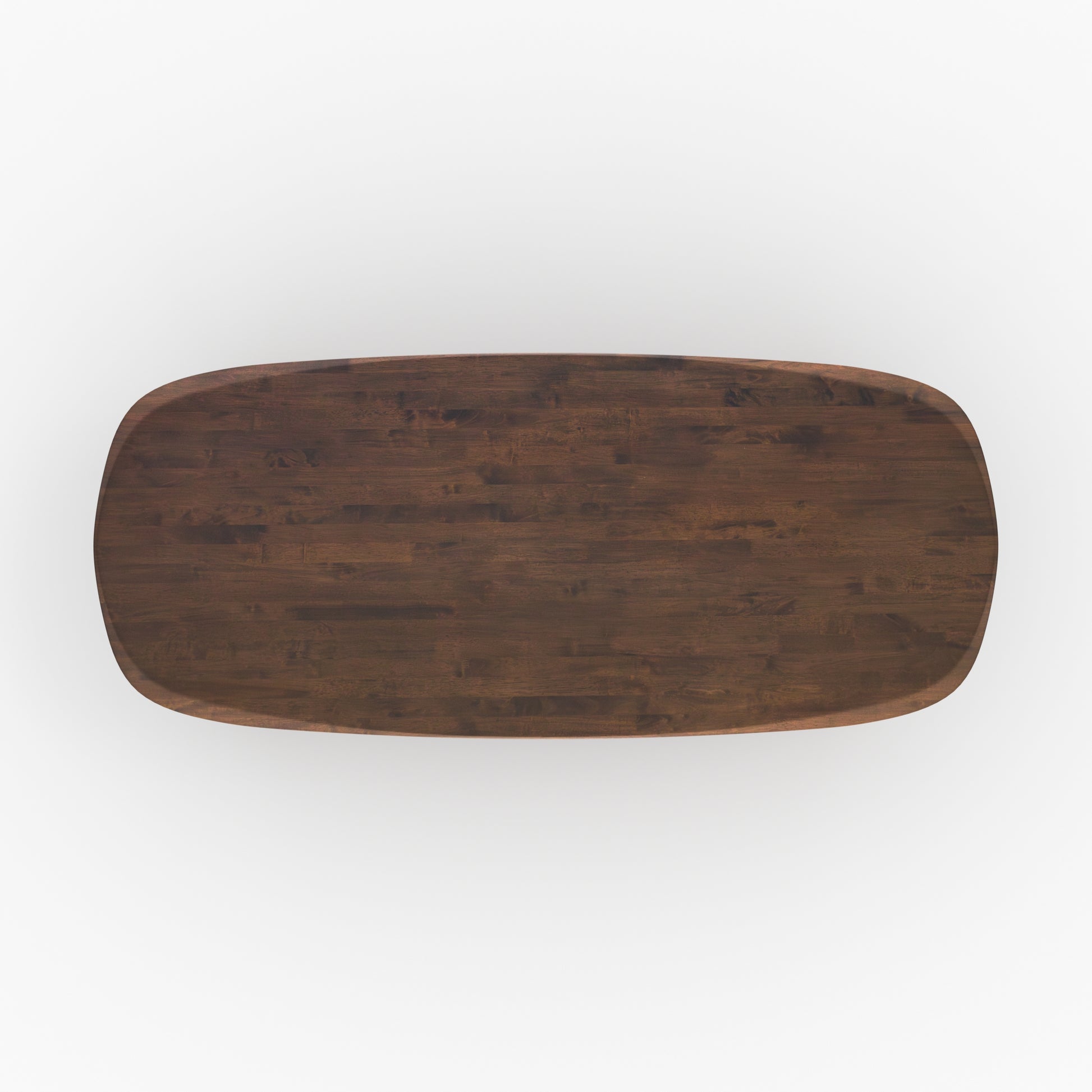 table rectangulaire en bois d hevea massif fonce 8 personnes merlin