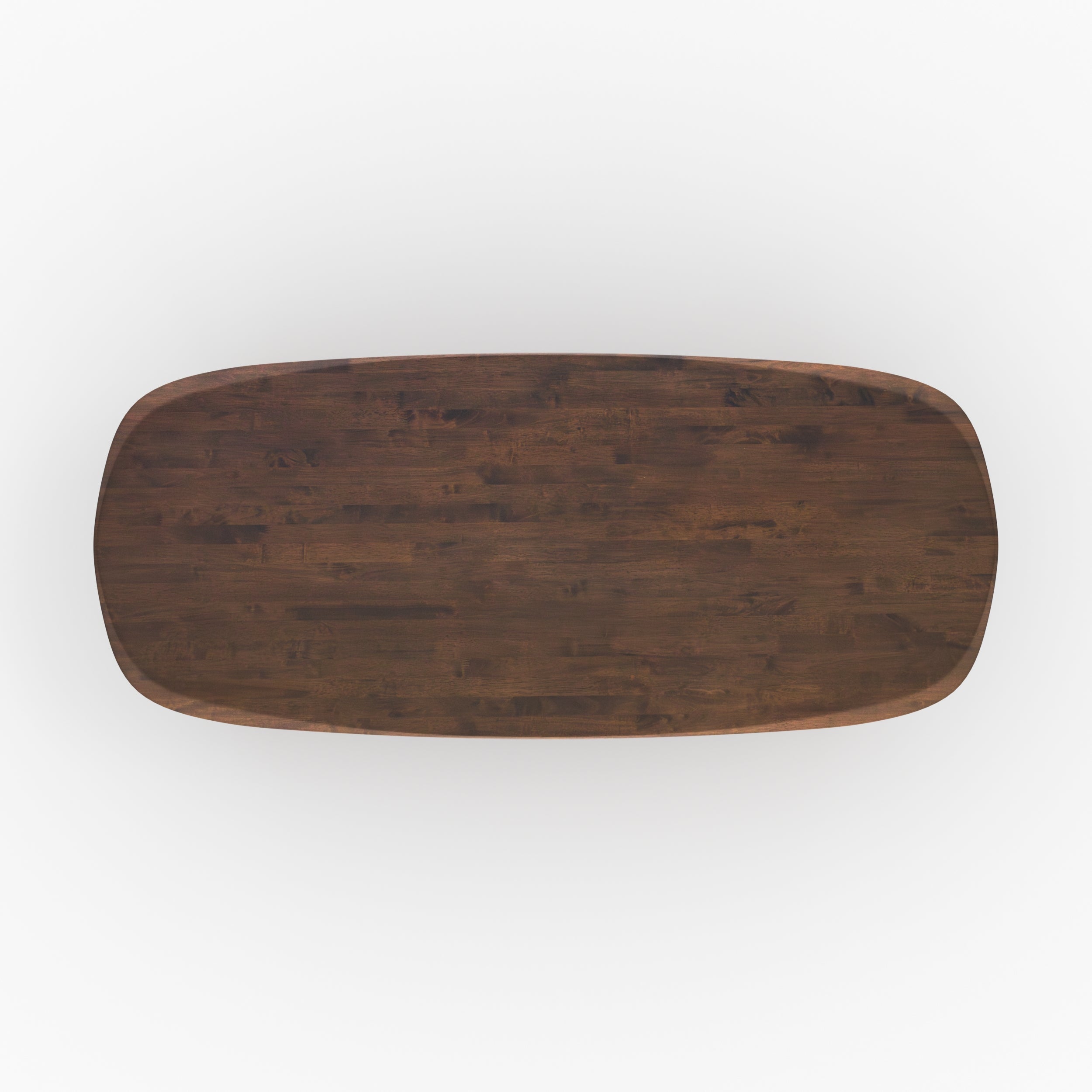 table rectangulaire en bois d hevea massif fonce 8 personnes merlin