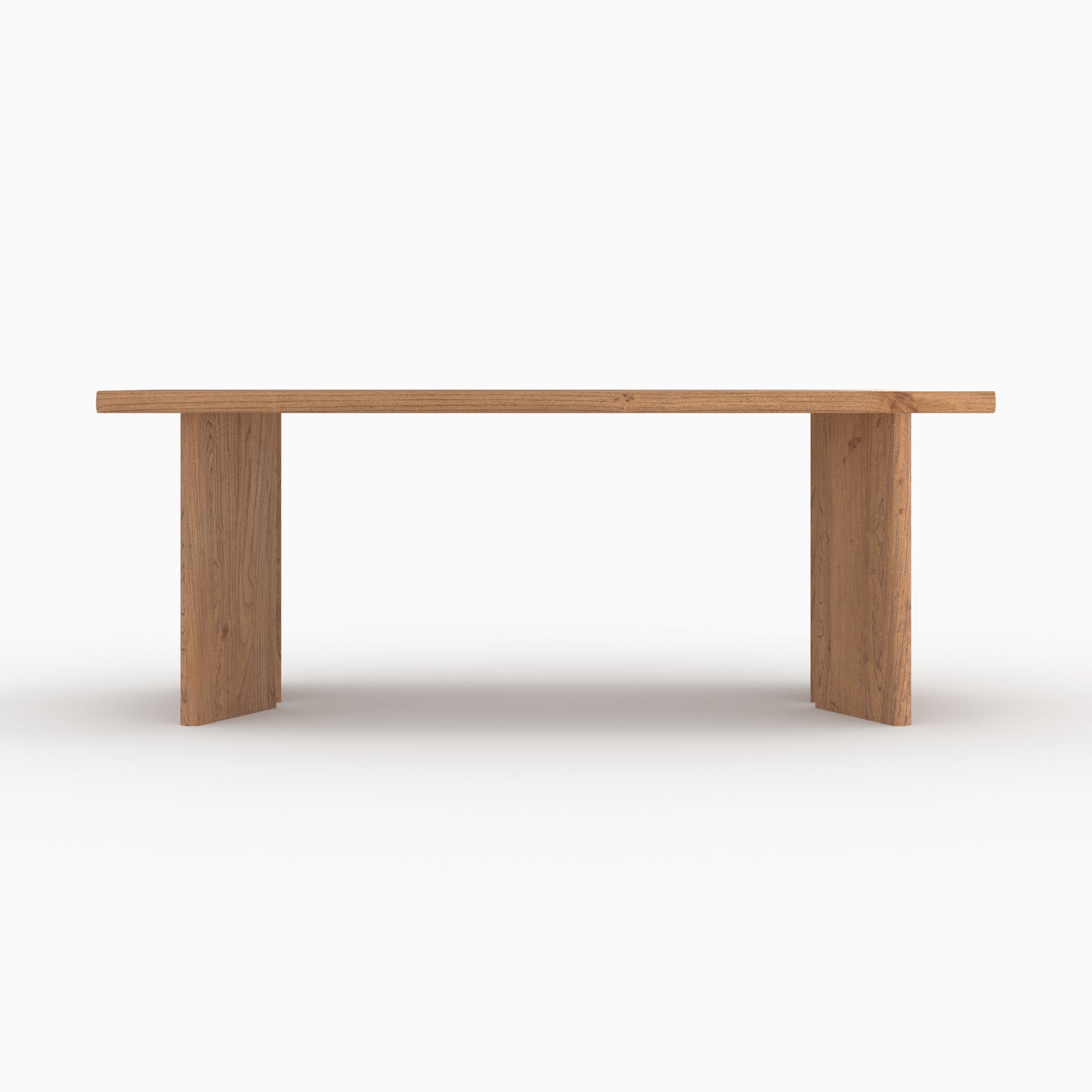 table rectangulaire en bois d orme albane 8 pers