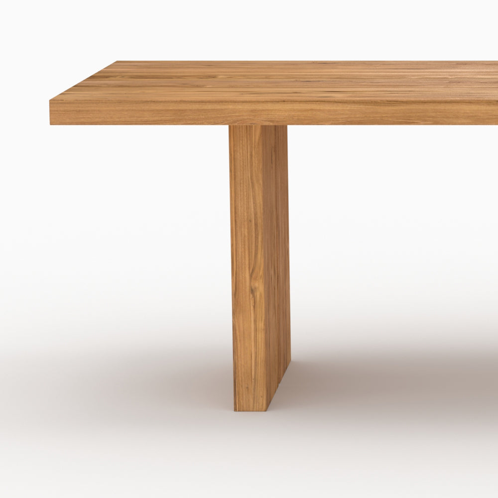 table rectangulaire en bois de teck 10 personnes siam