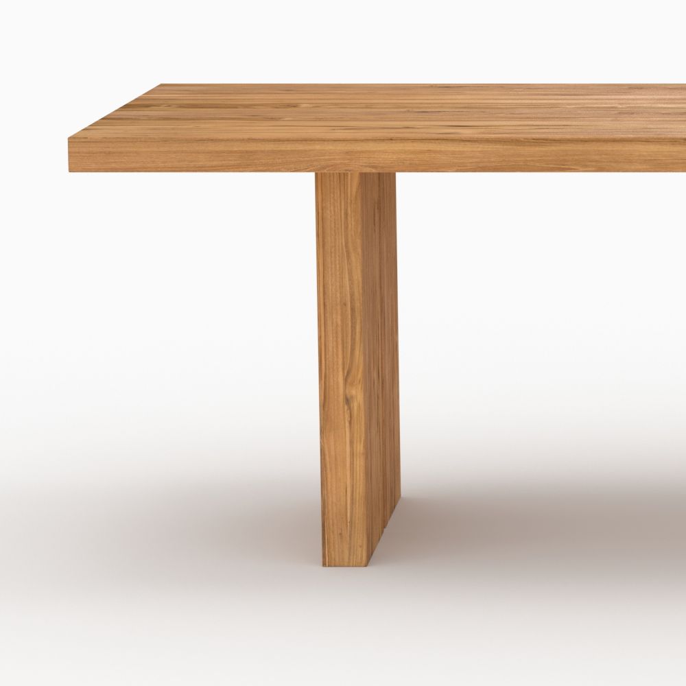 table rectangulaire en bois de teck 10 personnes siam