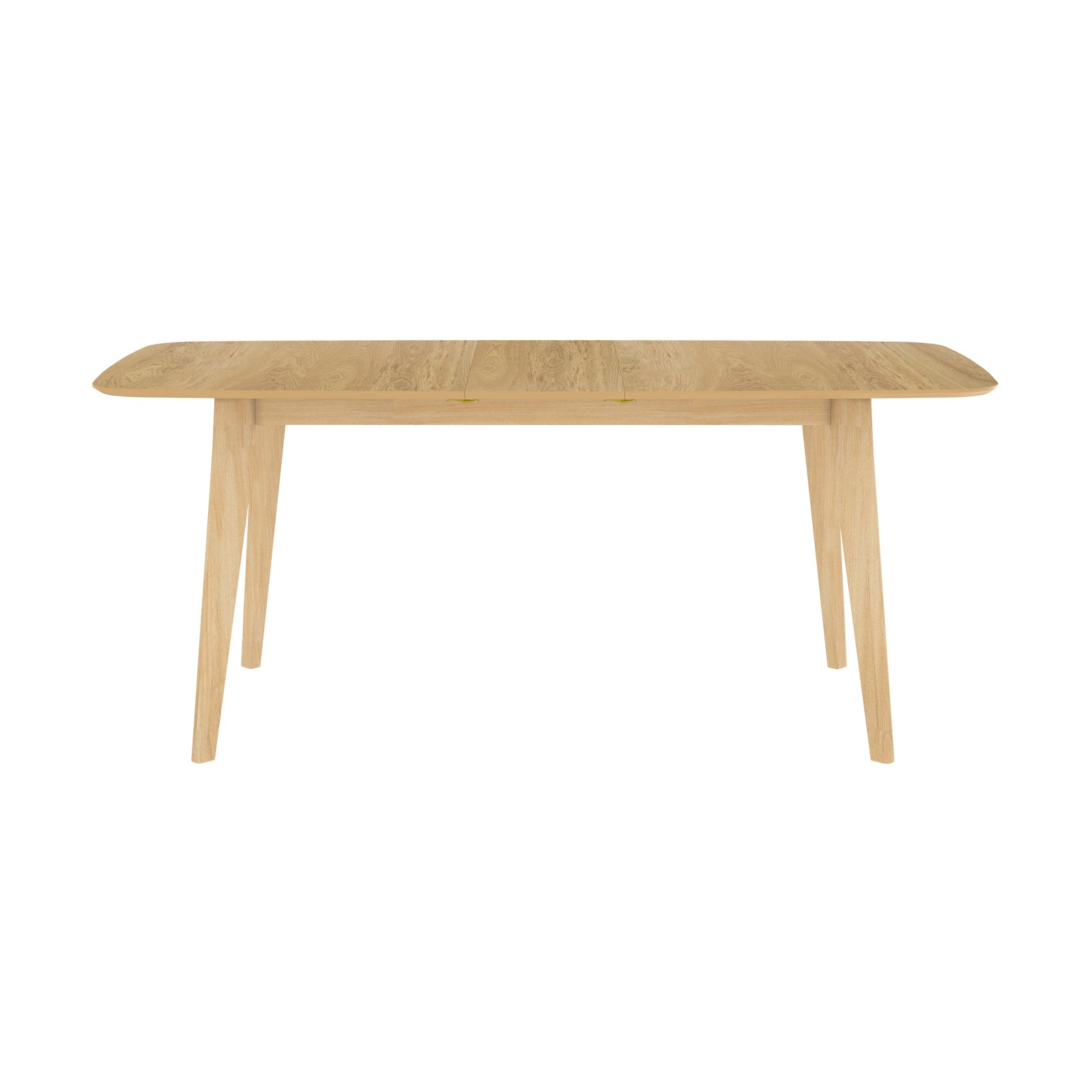 table rectangulaire extensible bois clair oman