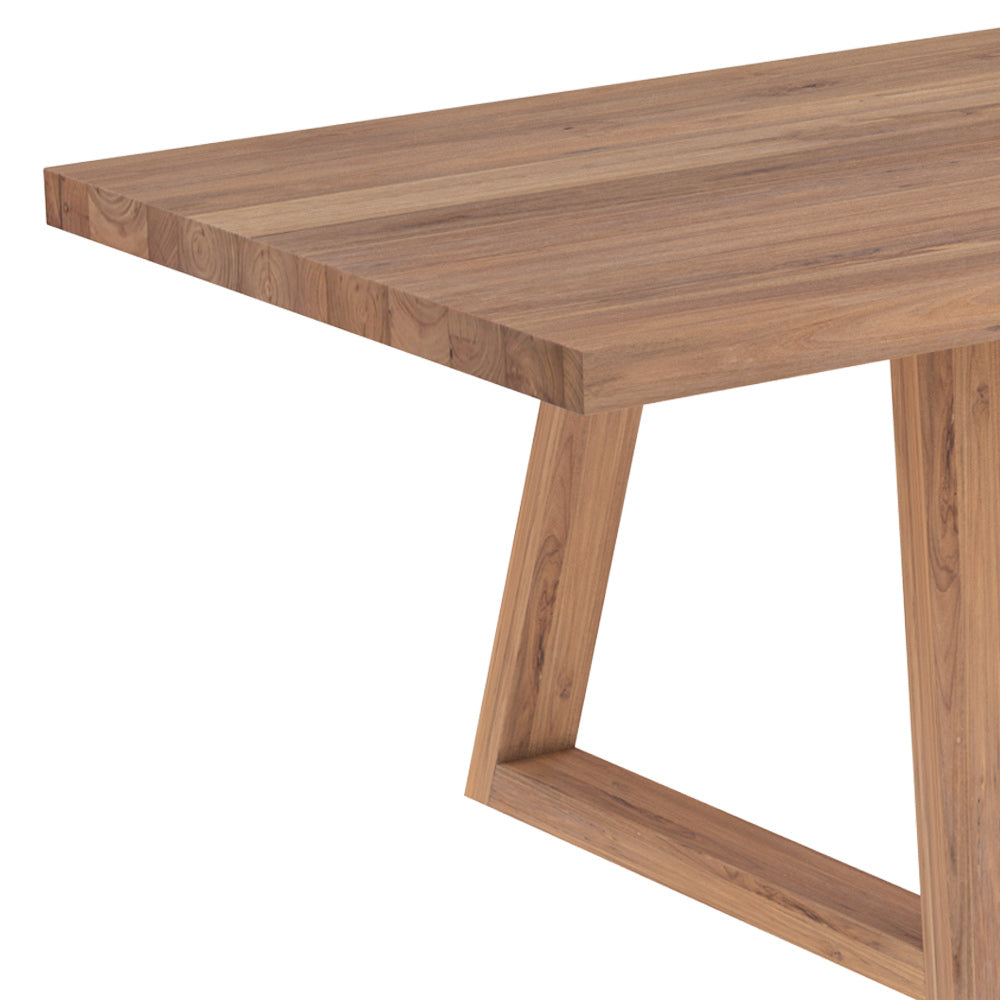 table rectangulaire marie en bois de teck 260 cm marie