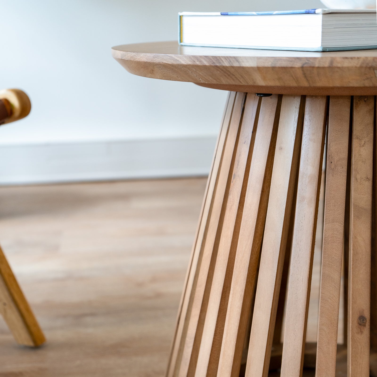 table ronde appoint bois acacia 50 cm kepes