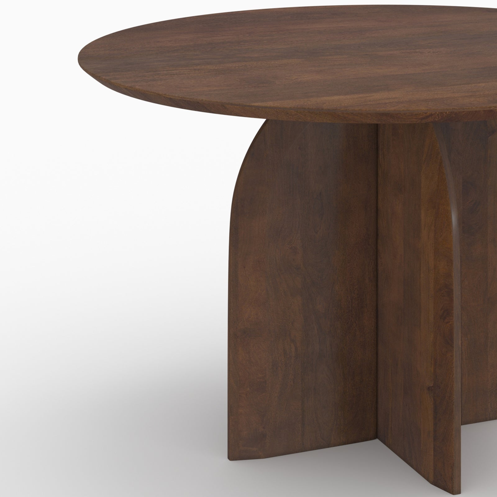 table ronde bois de manguier 4 places caipi