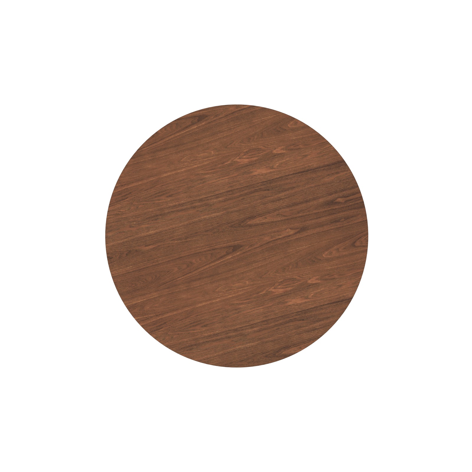 table ronde bois fonce reno 4 personnes