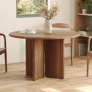 table ronde en bois d orme 4 personnes guilia
