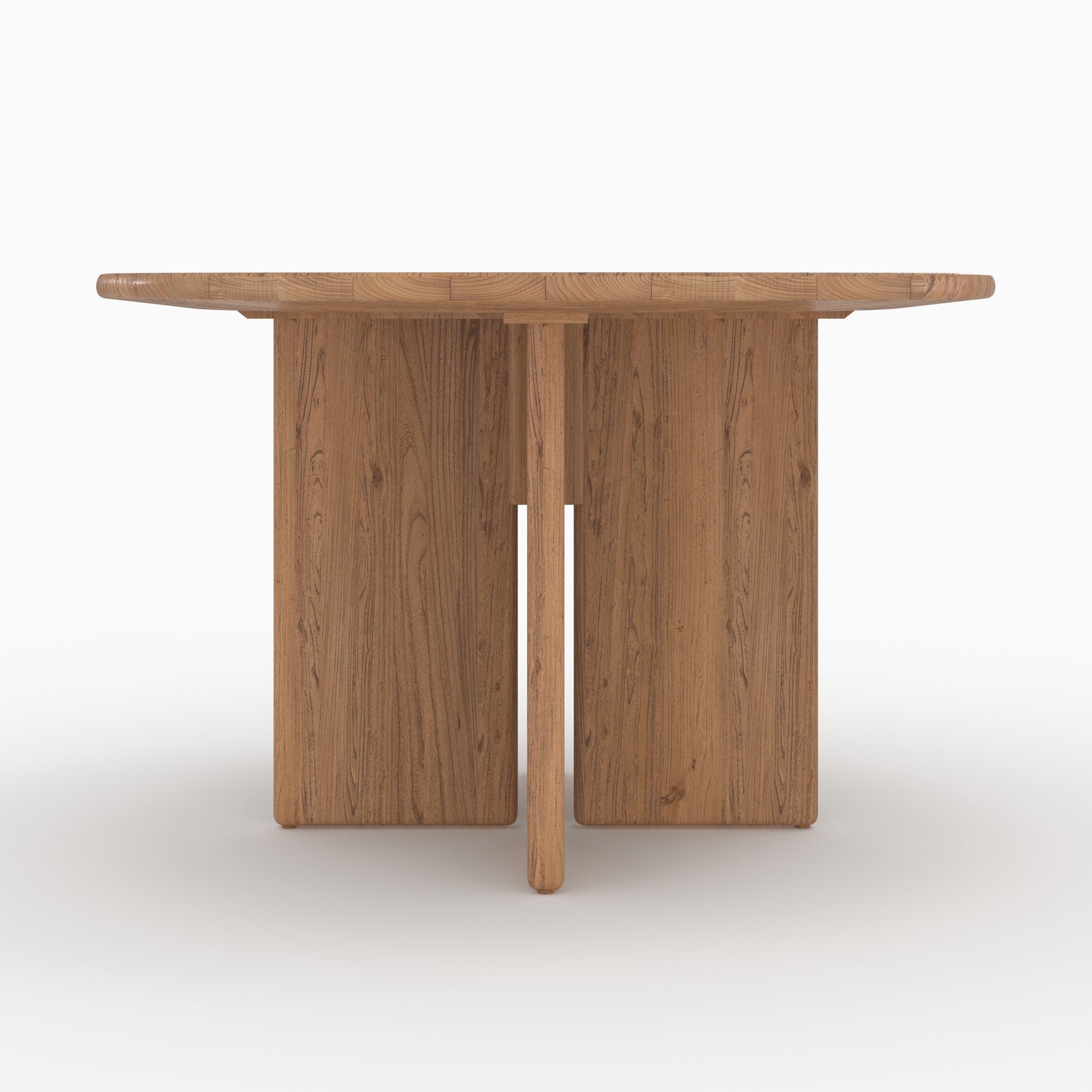 table ronde gulia en bois d orme 4 pers