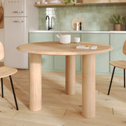 Table ronde Sacha en bois de manguier 4 personnes