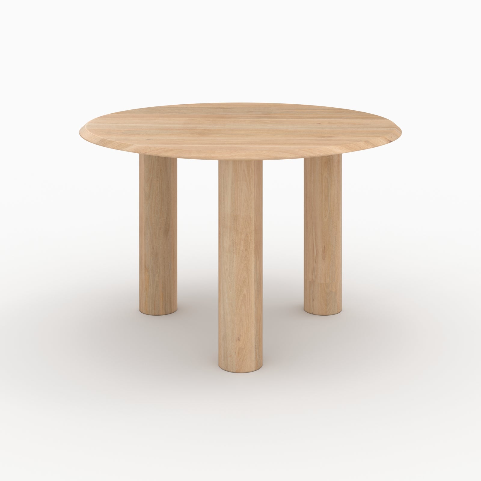 table ronde sacha en bois de manguier 4 places