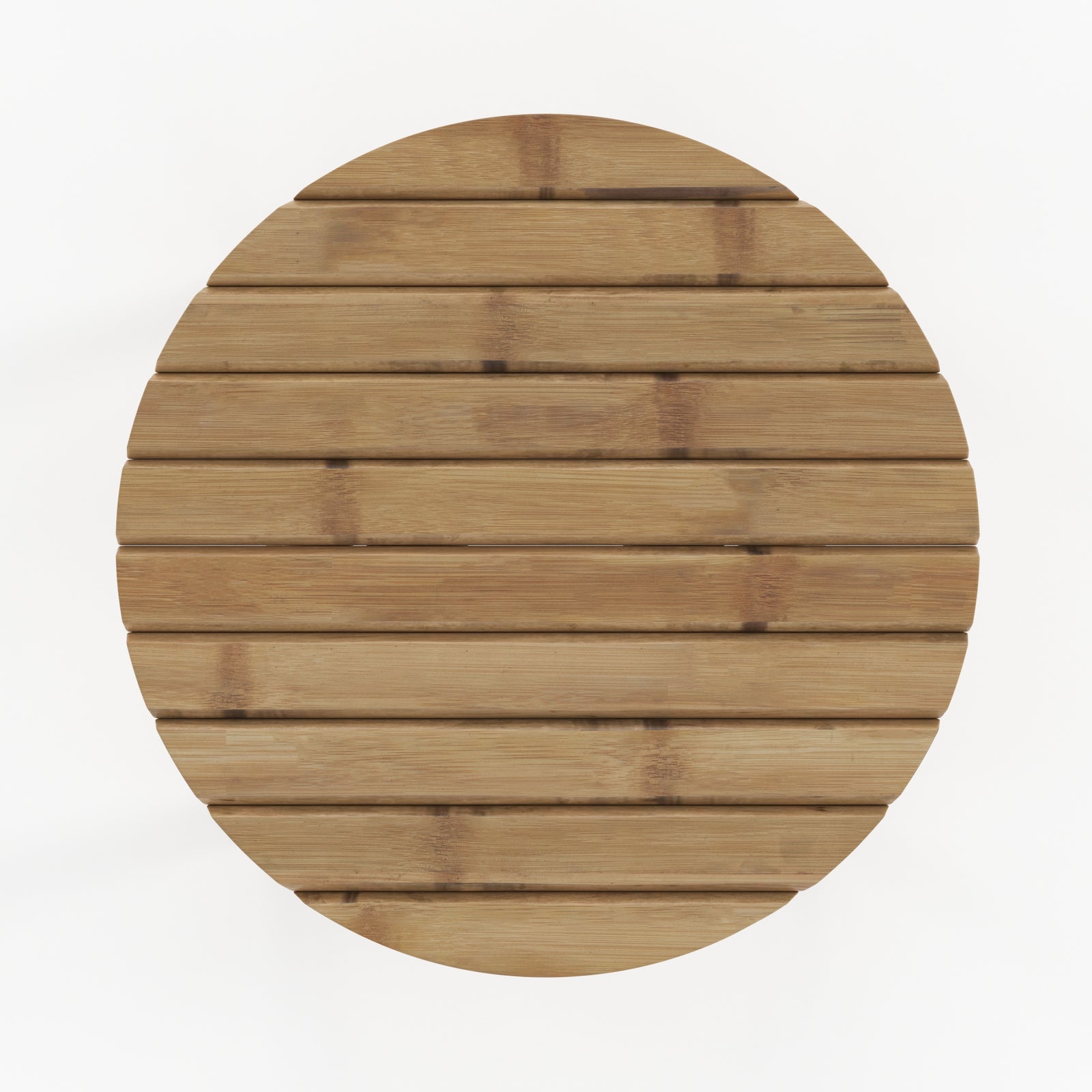 tabouret de bar de jardin polly en bambou 74 cm