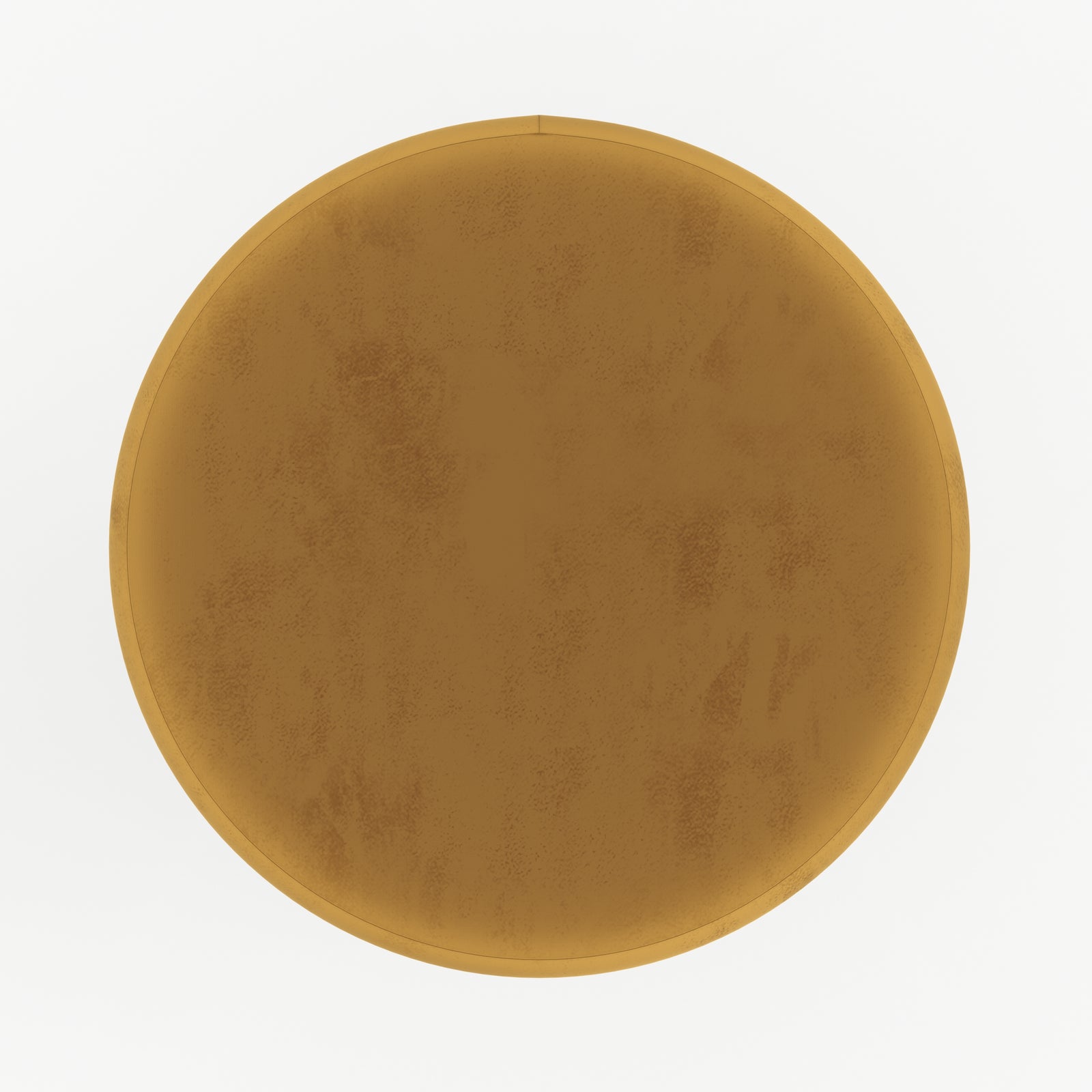 tabouret de bar kendal jaune curry rond lot de 2 pieds metal noir