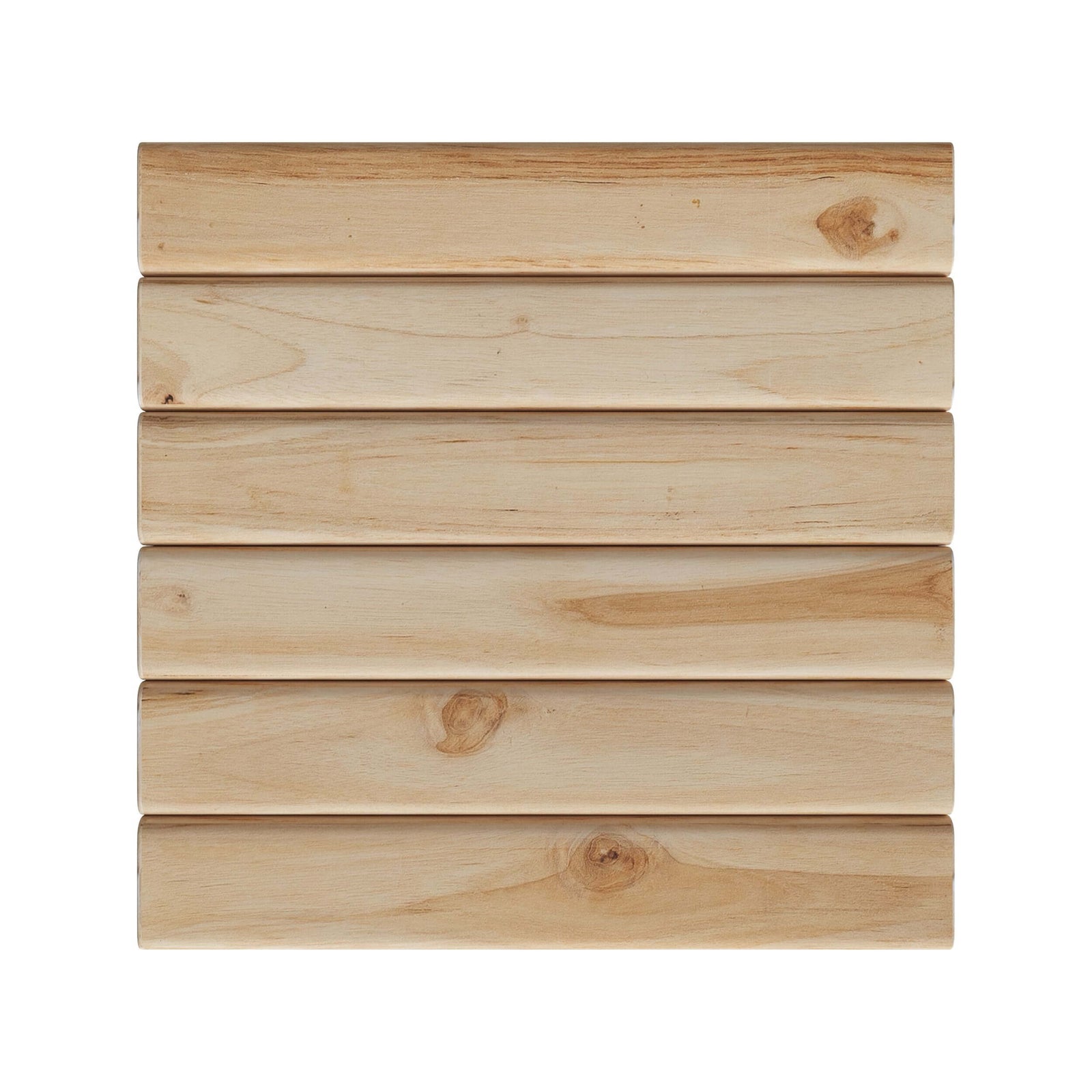 tabouret en bois de teck brut livo h40 cm