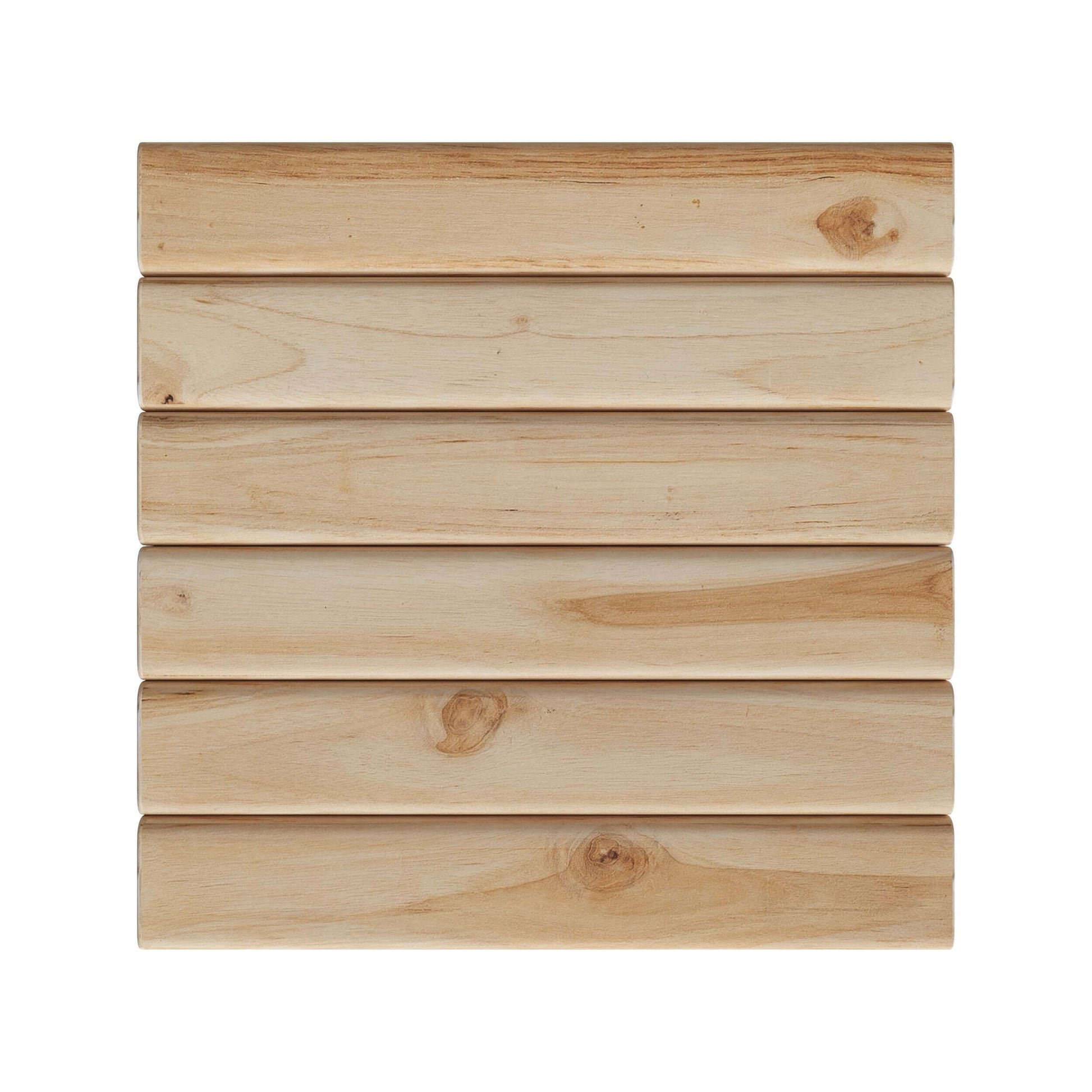 tabouret en bois de teck brut livo h40 cm