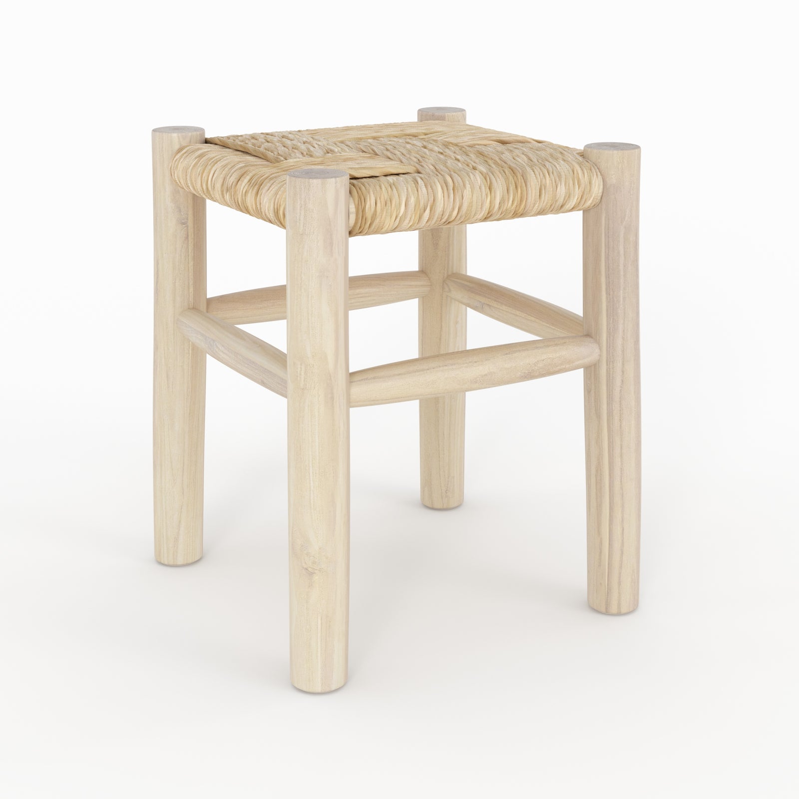 tabouret popa en branche de teck hauteur 35