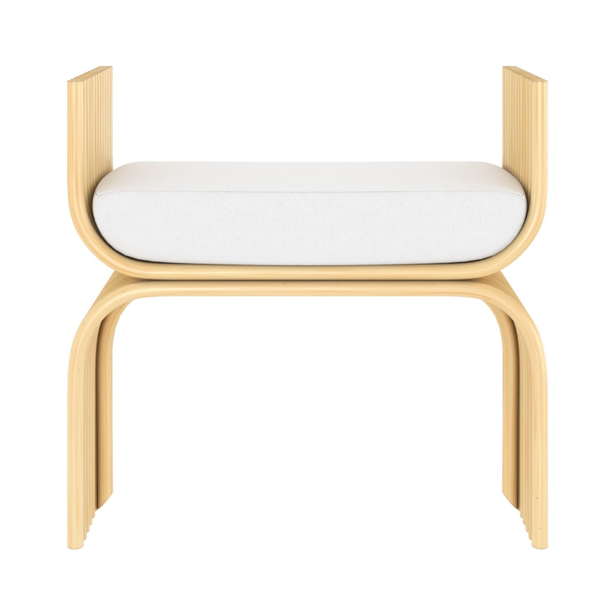 tabouret reane en rotin