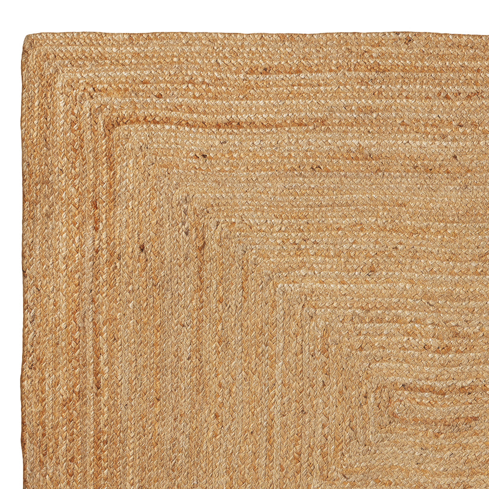 tapis marley en jute naturel sans motif