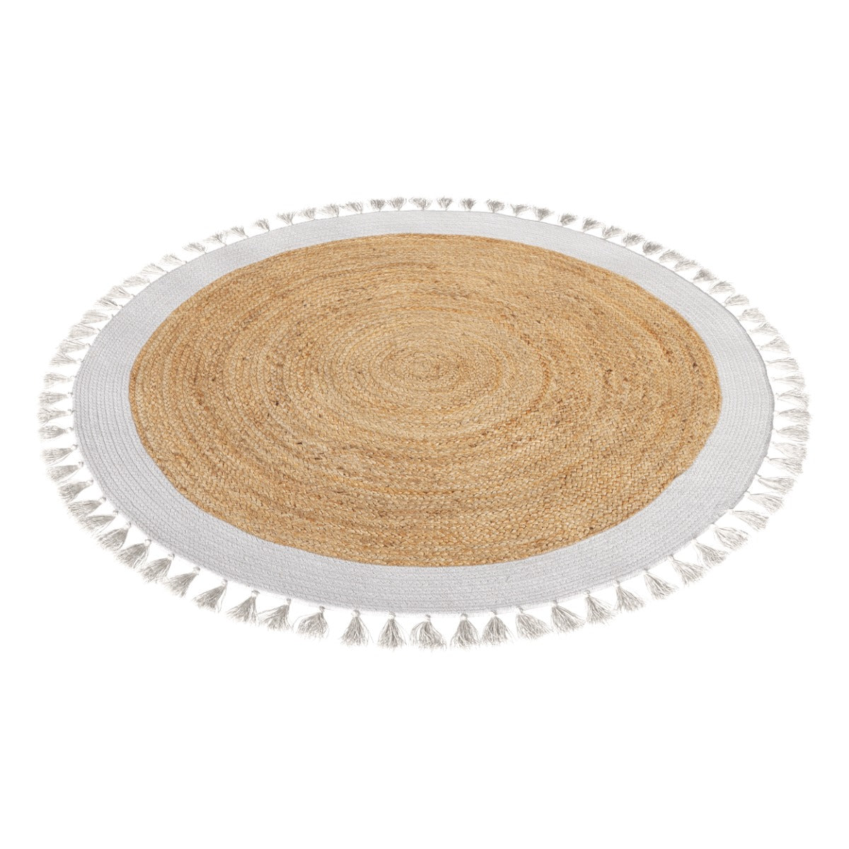 tapis rond anais en jute naturel d 120 cm
