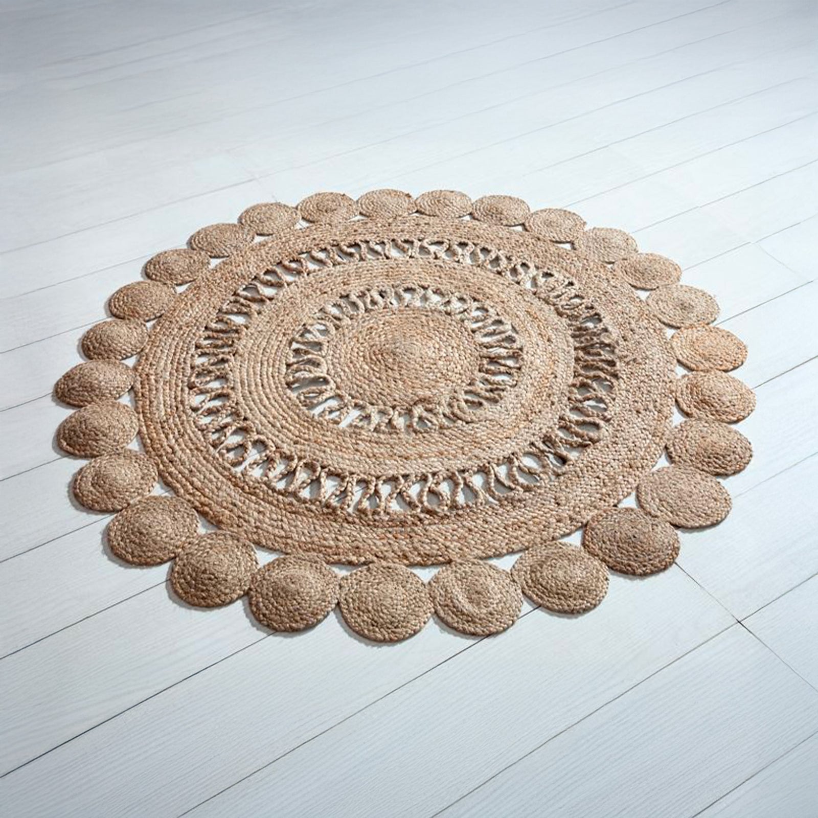 tapis rond margy diametre 150 cm