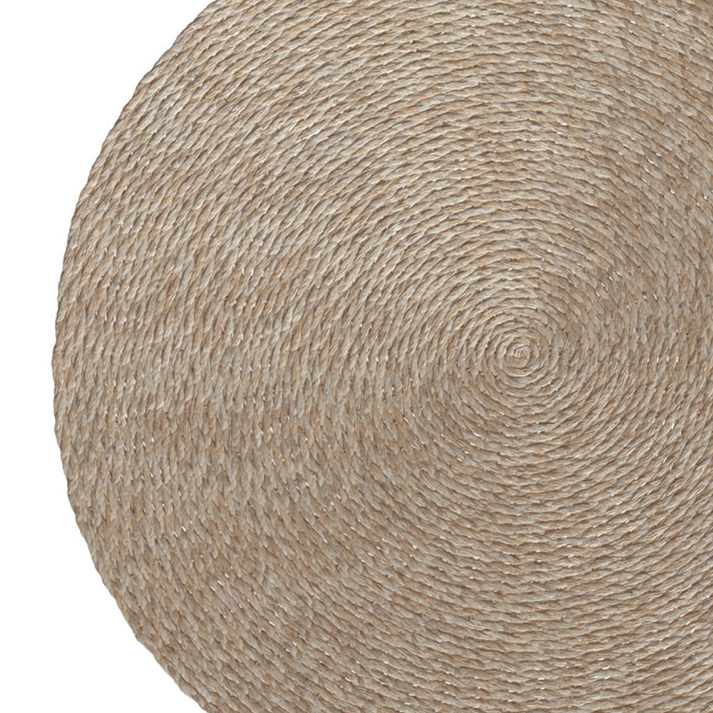 tapis rond tosca 150 cm matiere naturelle