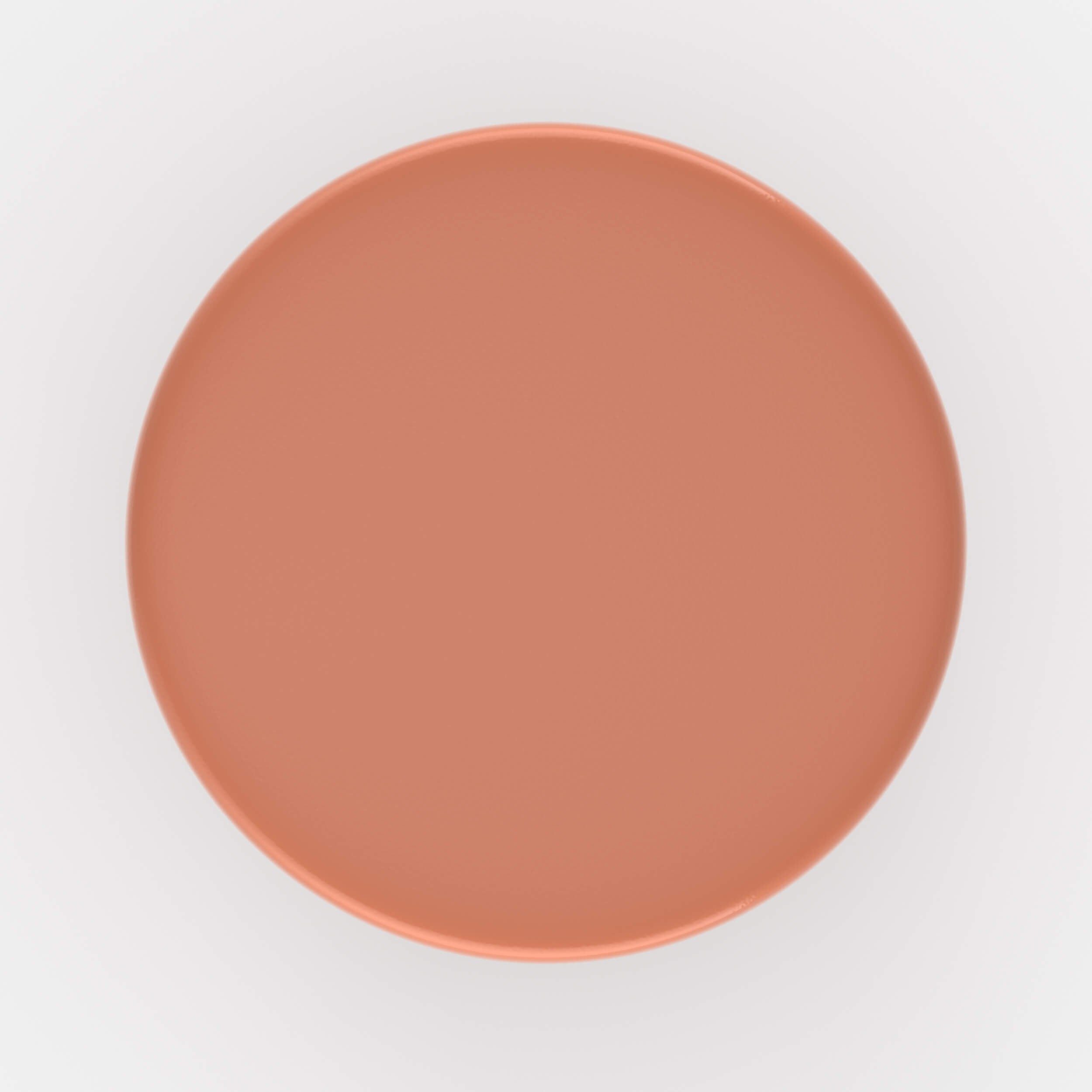 terracotta table d appoint orange en metal athena