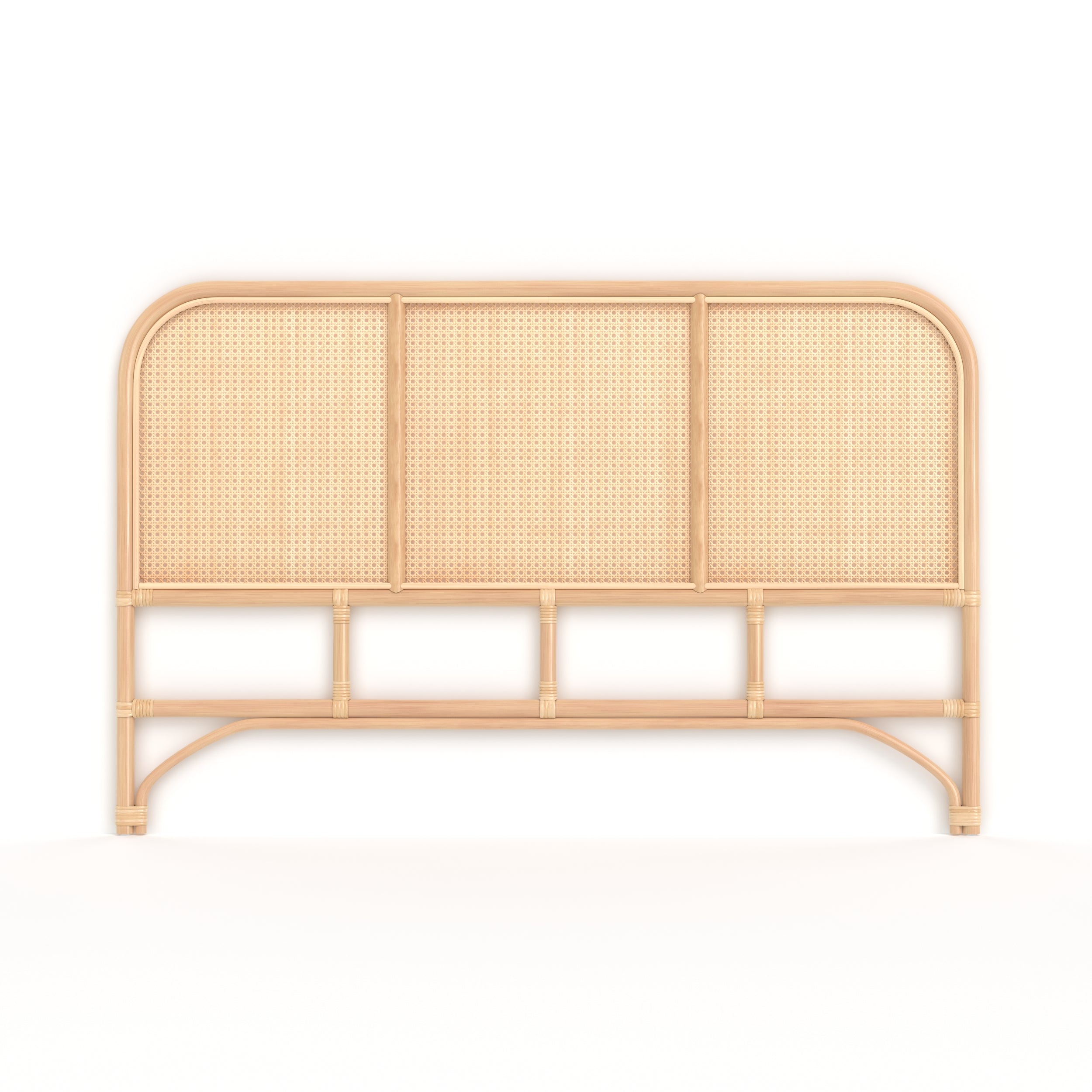 Kopfteil Naïra aus Rattan und Wiener Geflecht 140 cm