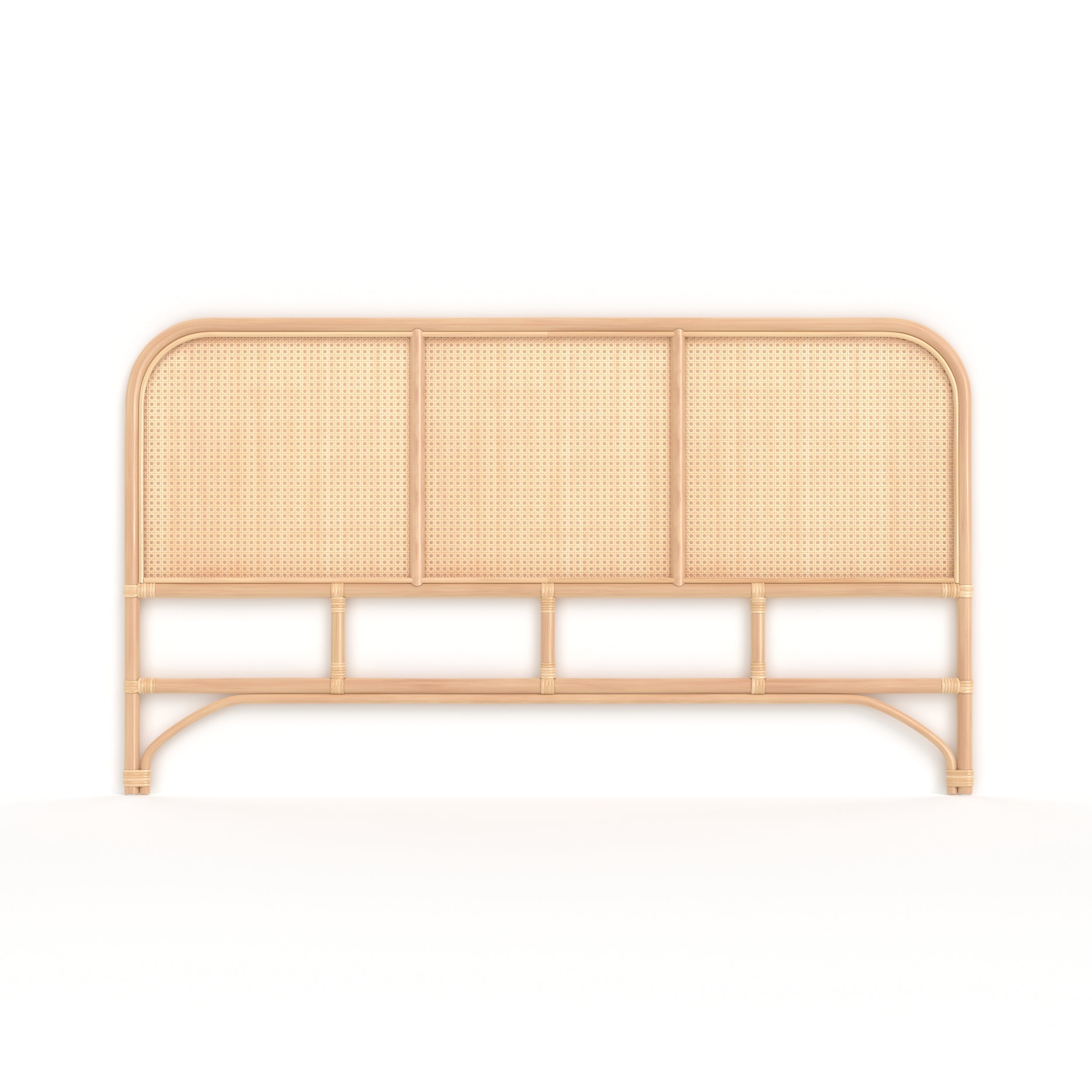 Kopfteil Naïra aus Rattan und Wiener Geflecht 160 cm