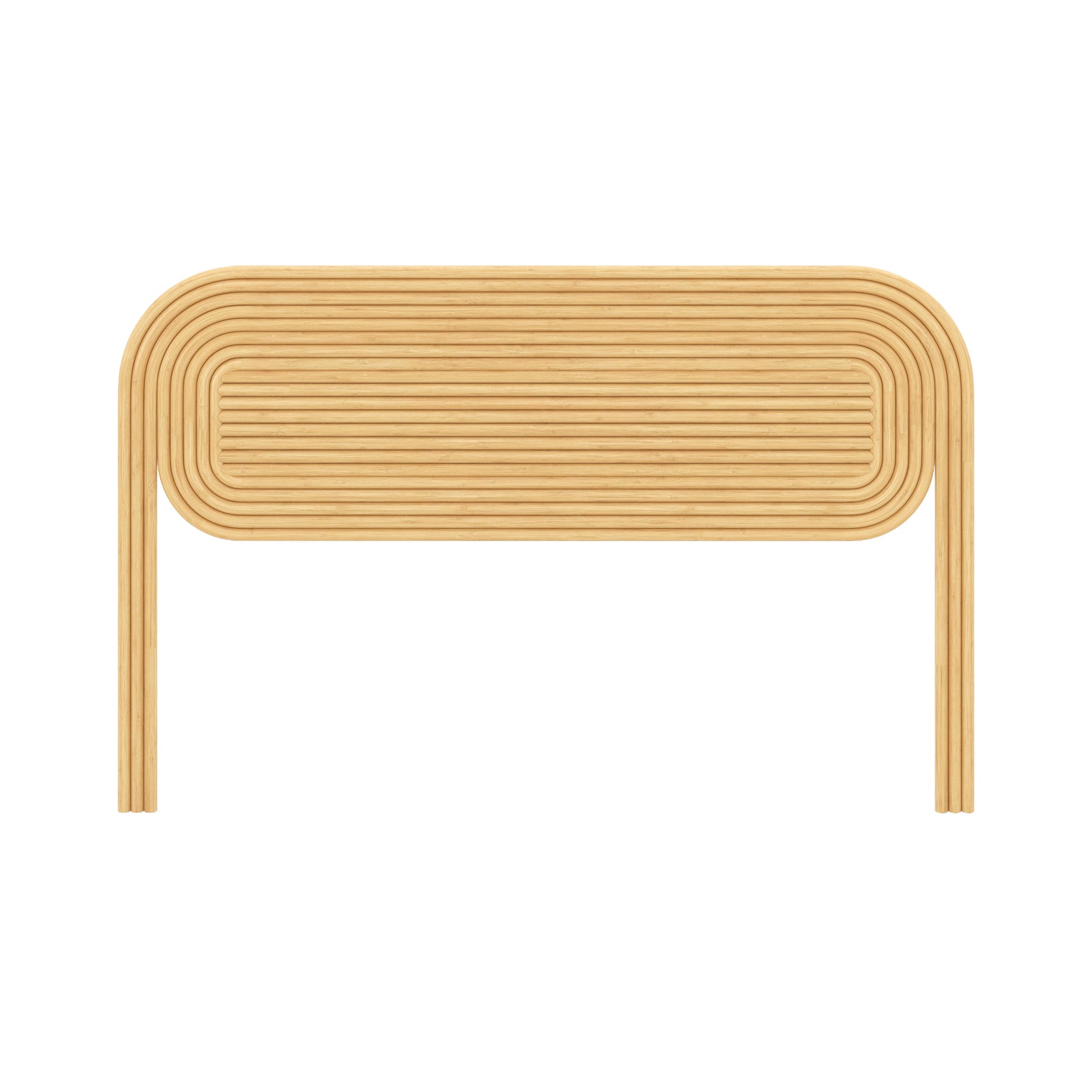 tete de lit 2 places 140 cm paloma rotin