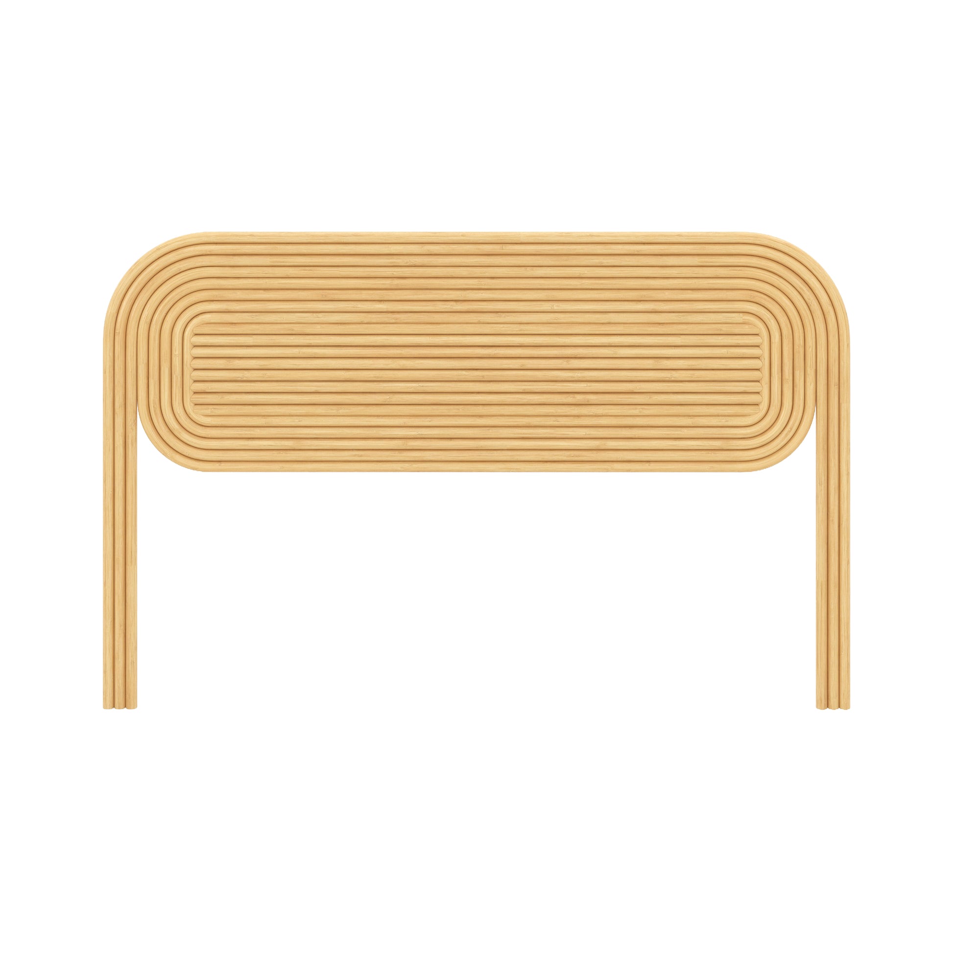 tete de lit 2 places 140 cm paloma rotin